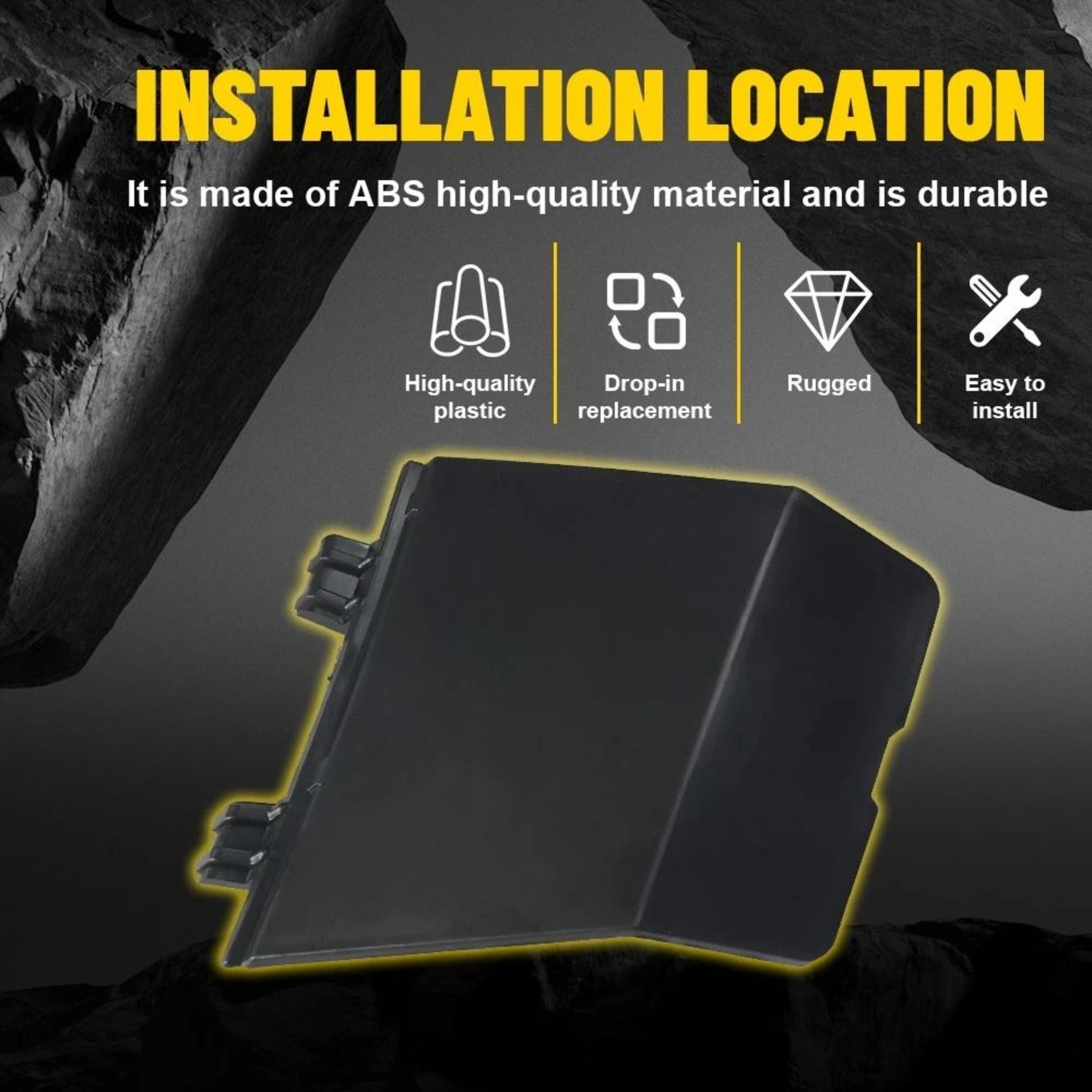 Front Bumper Tow Hook Eye Cover Cap Durable Construction Easy Installation Premium Replacement Brac