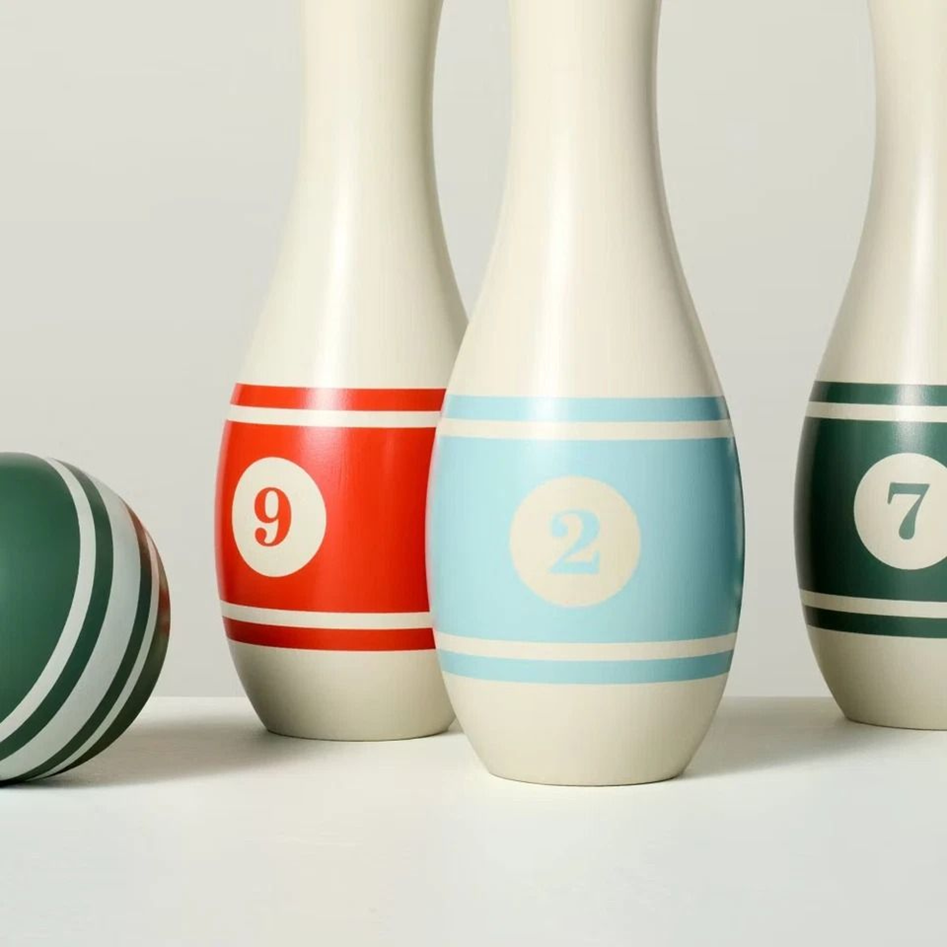 Hearth  Hand Lawn Bowling Set With Magnolia Wooden Pins  Carrying Bag For Family Outdoor Games 2