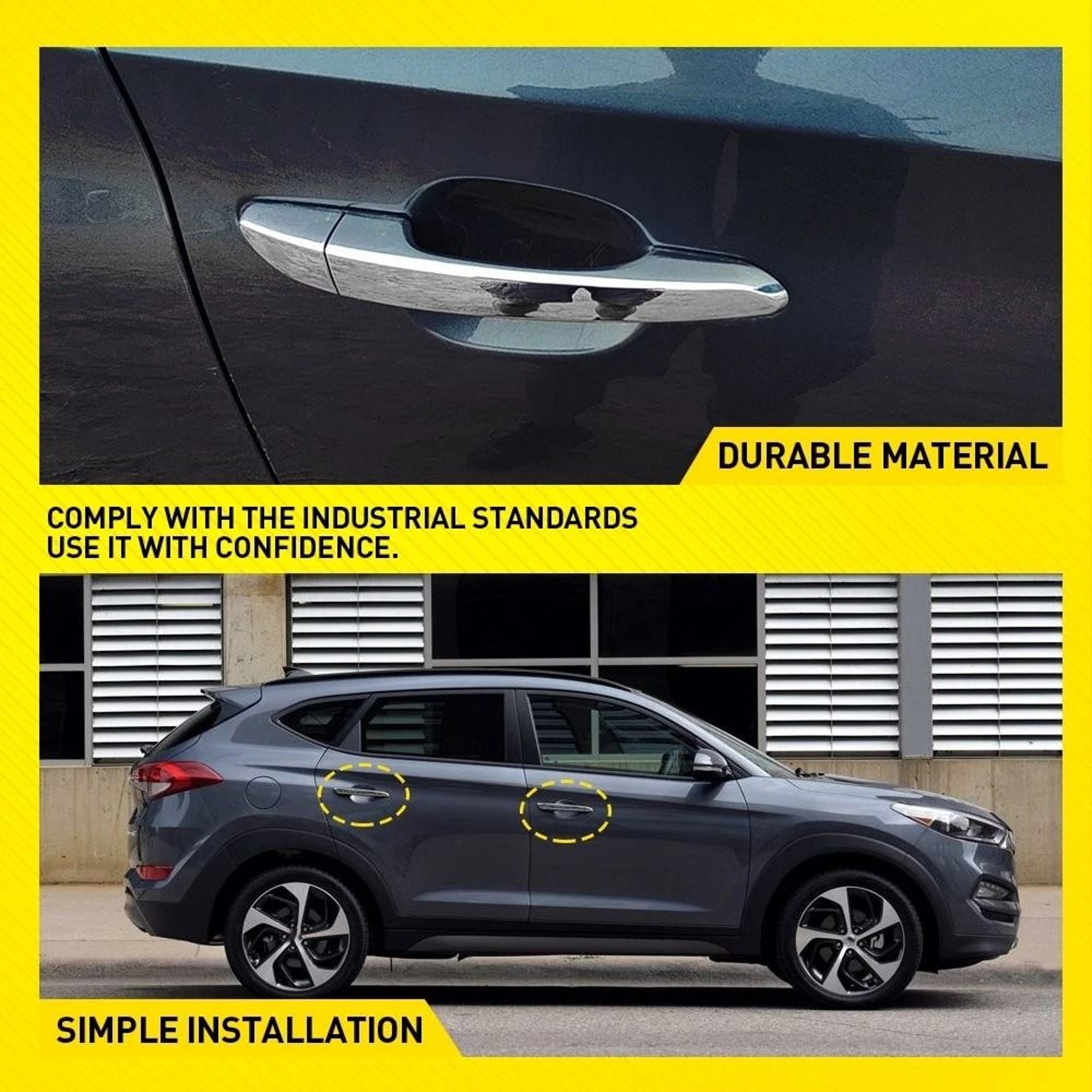 Front Rear Right Exterior Door Handles HighQuality Side Hand Durable Simple Installation Perfect Fi 8