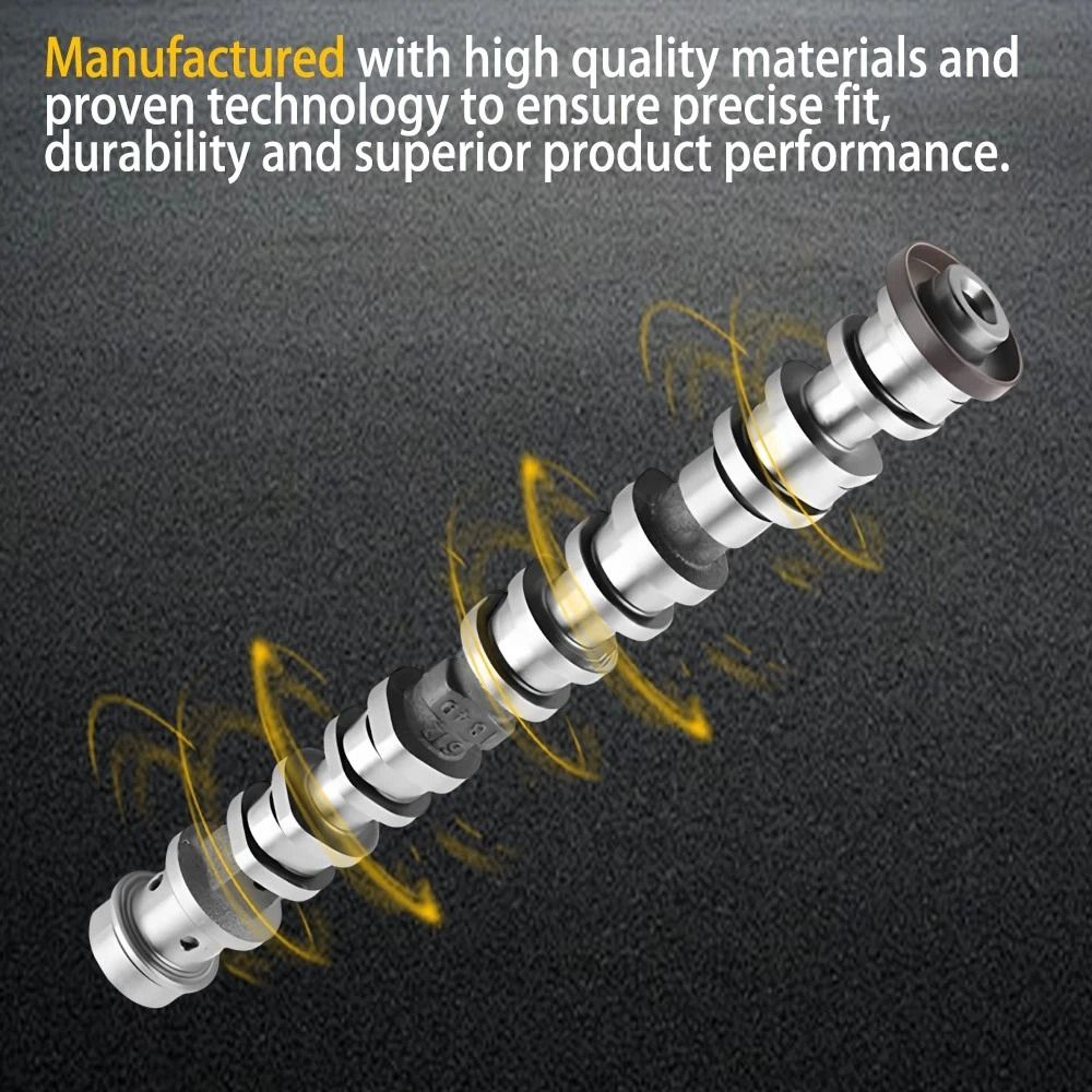 HighQuality Steel Intake  Exhaust Camshaft LeftRight Side Fitment Reliable Performance 9