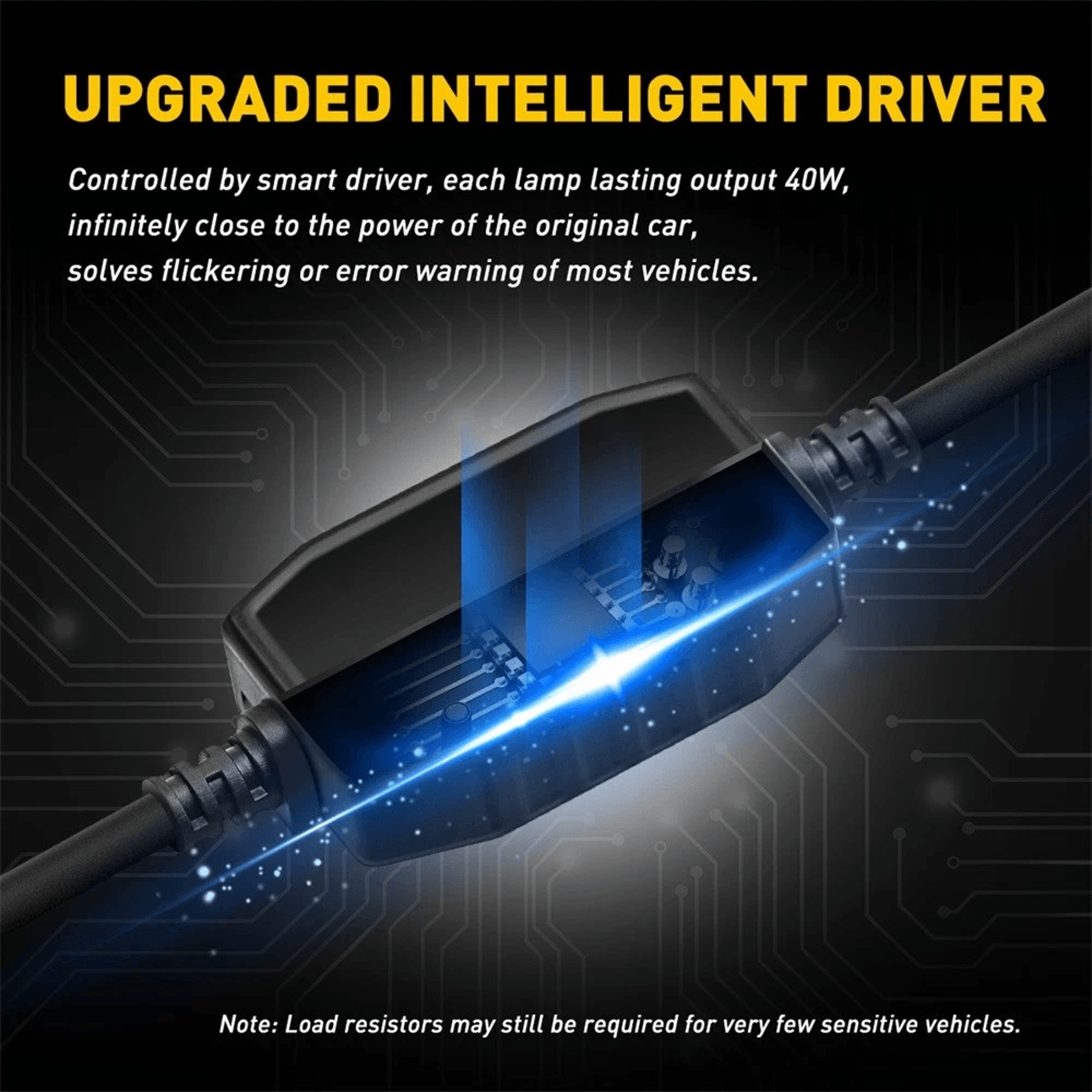 LED Headlight Bulbs Conversion Kit Cool White Low Beam Super Bright Long Lifespan Plug And Play Ins 6