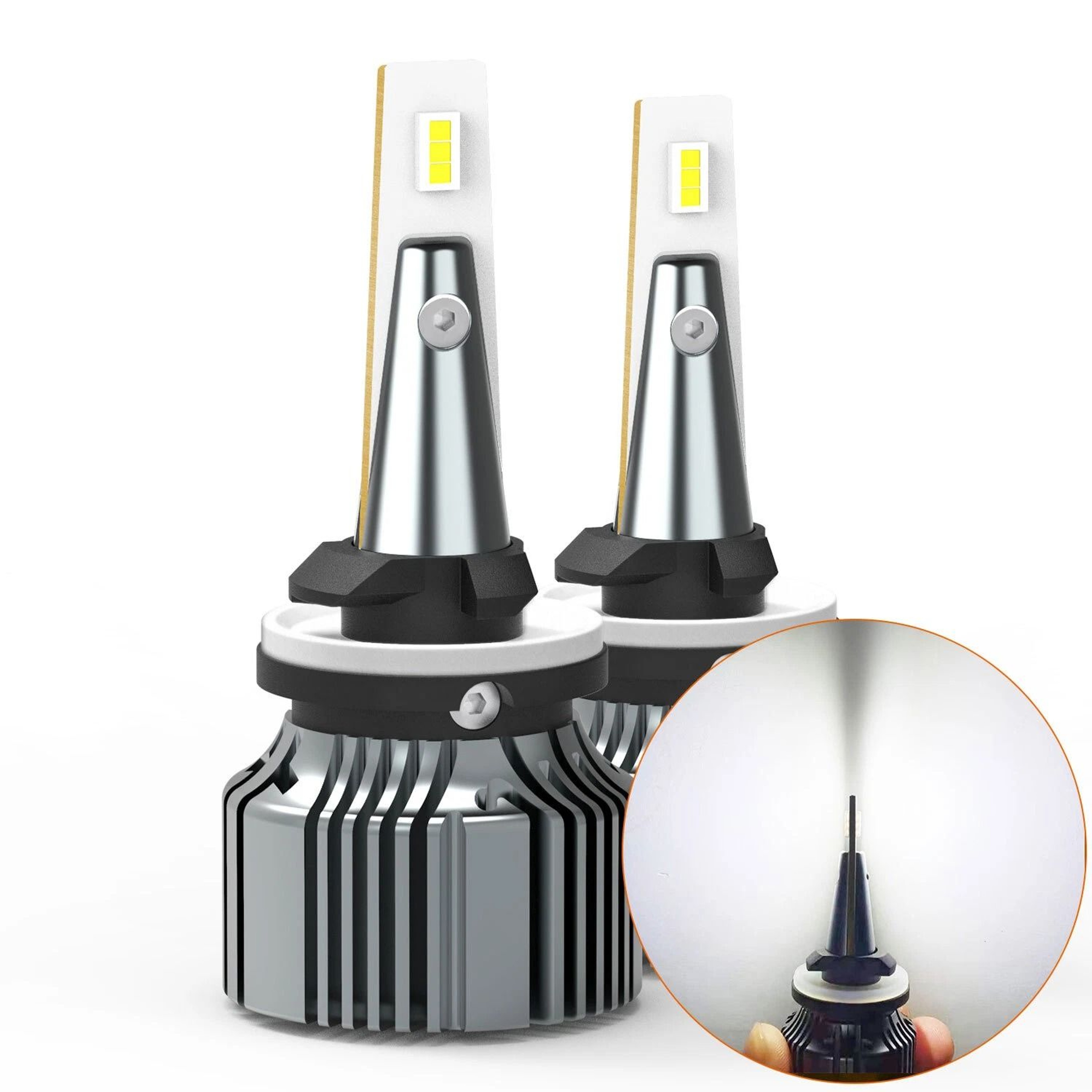 White High Power ED Fog Light LED Driving Bulbs DRL Waterproof 0