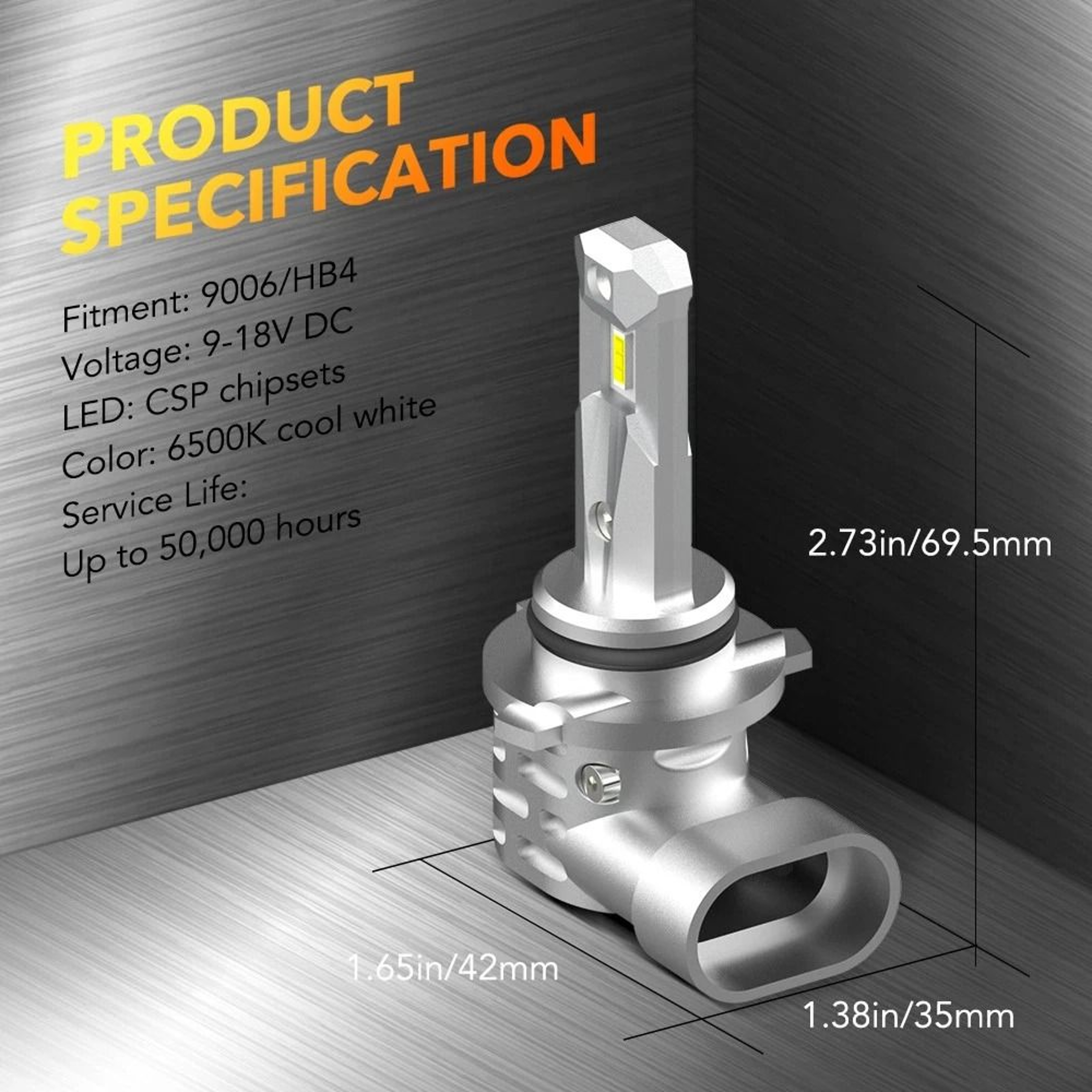 LED Headlight Kit Combo Super Bright Low Beam Bulb White Light LongLasting And Easy Installation Fo 5