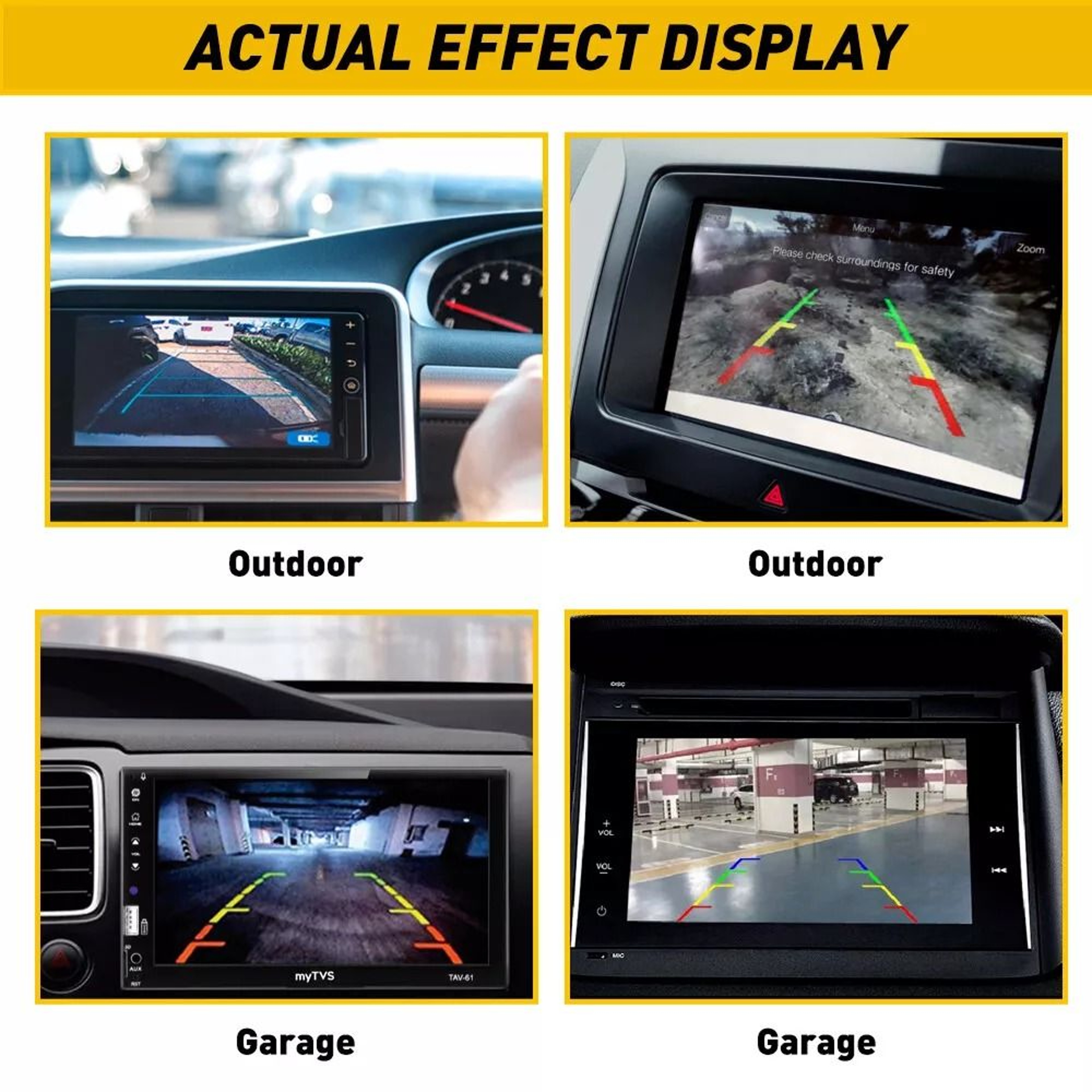 Backup Camera For Tailgate Rear View HighDefinition Waterproof WideAngle Lens Easy Installation 6