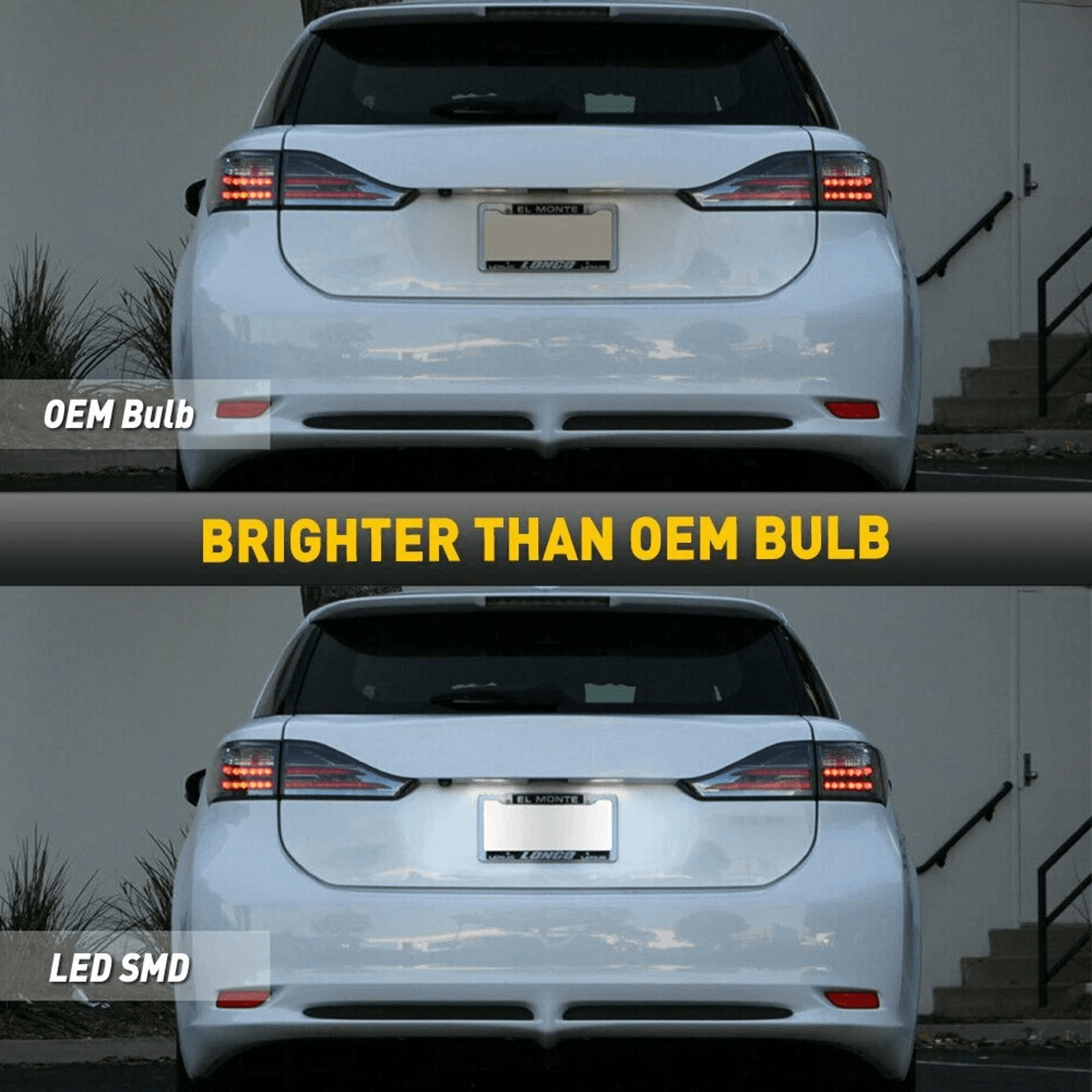 LED License Plate Light Pair Rear Tag Lamp Assembly For Bright Visibility 3
