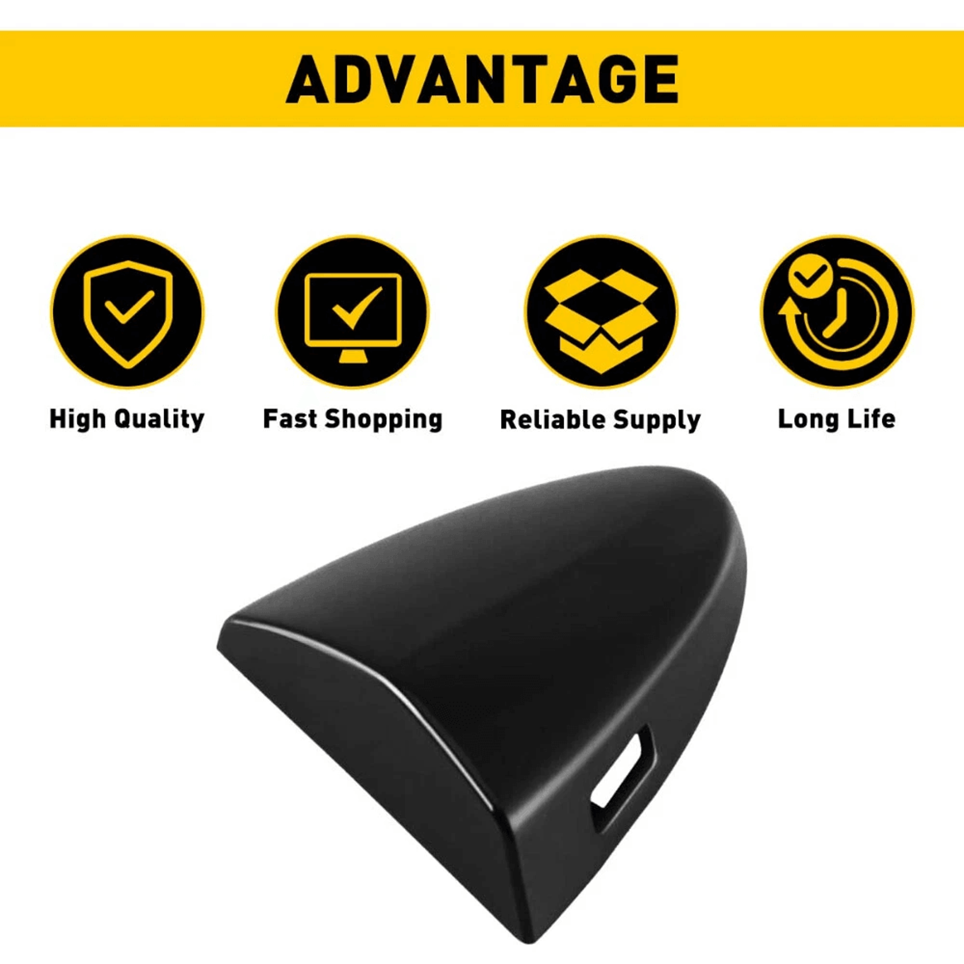 Black Driver Exterior Door Handle Cover HighQuality Custom Fit For Easy Installation Upgrade Your V 6
