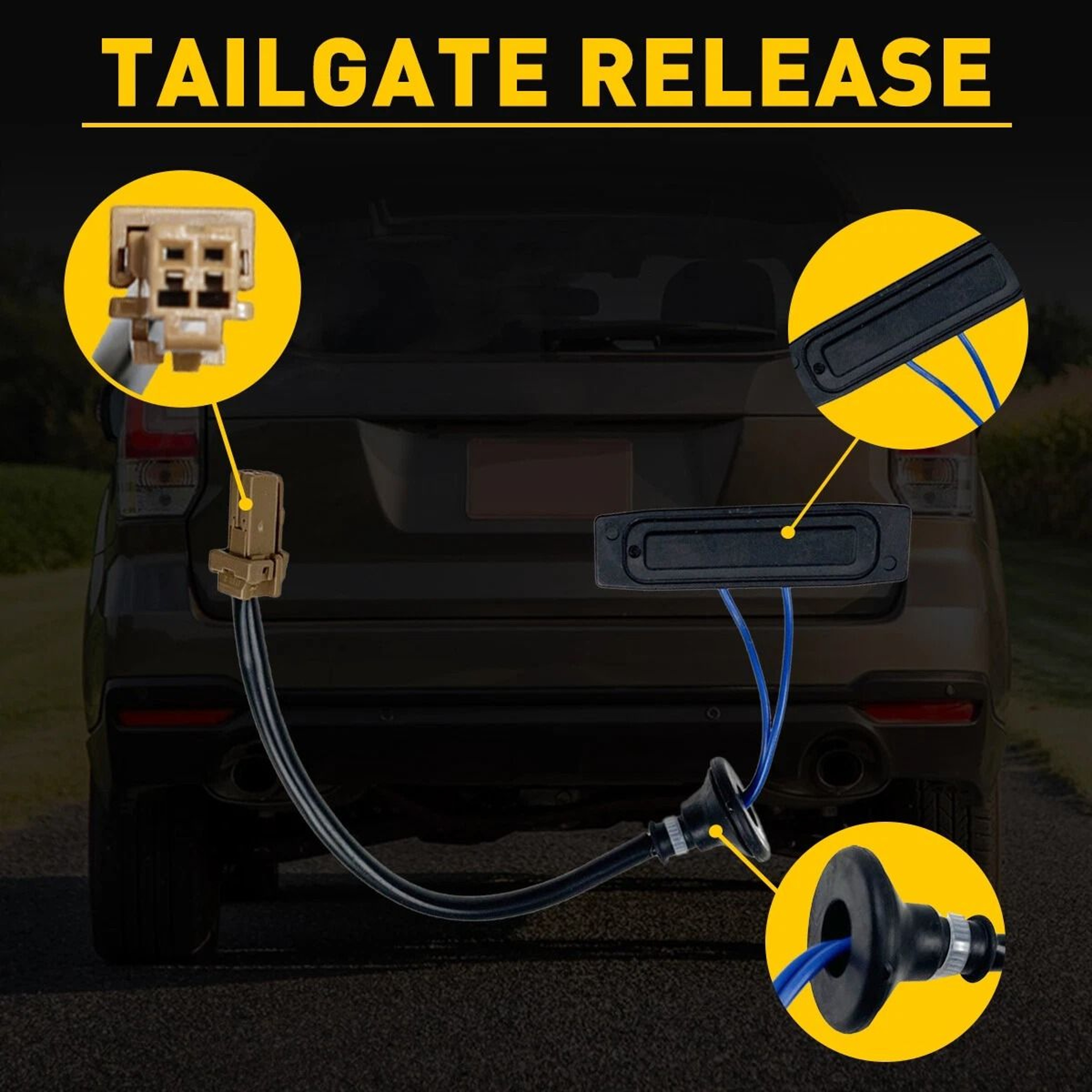 TAILGATE HATCHRELEASE BUTTON SWITCH SUBARU FORESTER LEGACY OUTBACK Rear Liftgate Trunk Switch 2