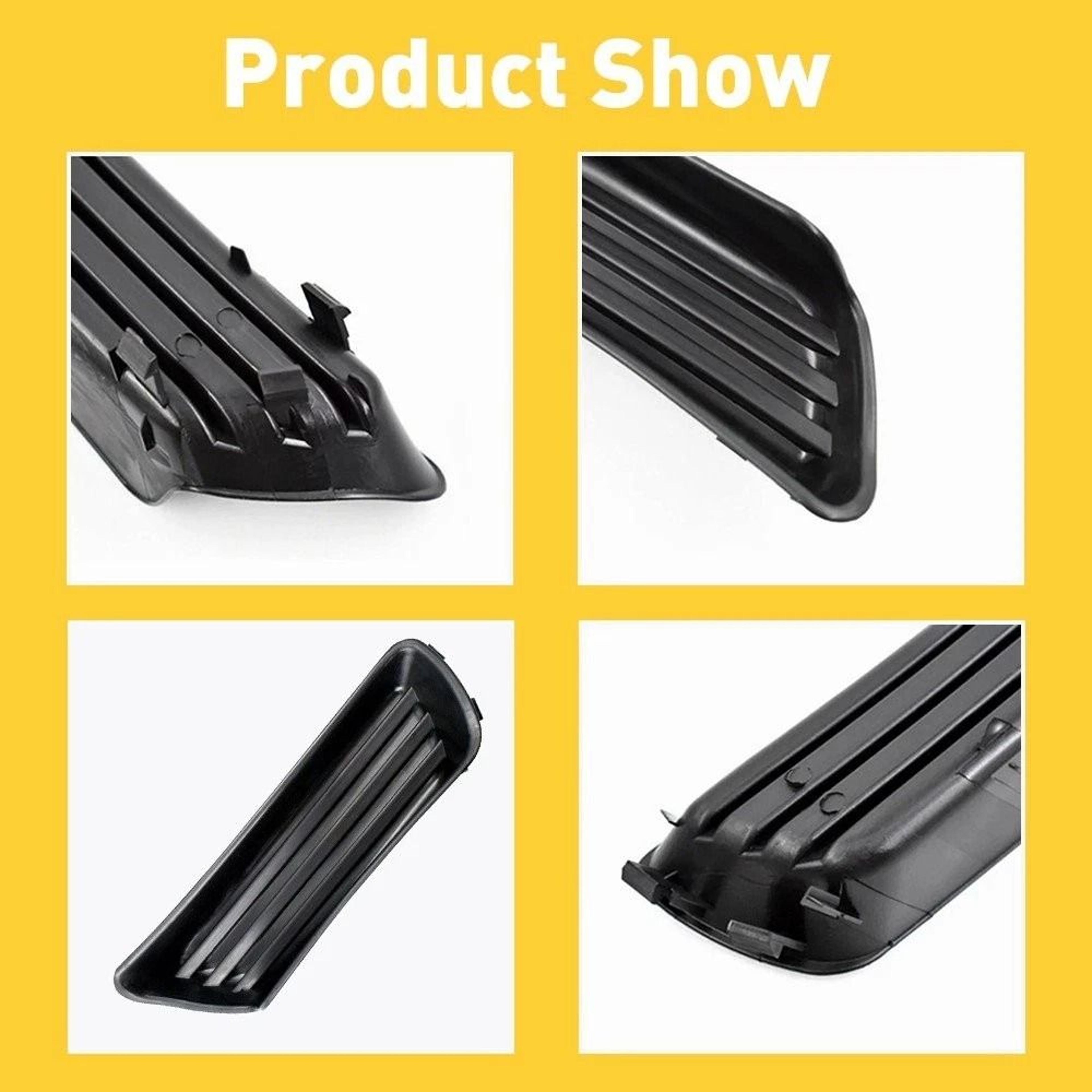 Durable Front Bumper FogHole Cover Lower Grille Insert LH RH Easy Installation 3