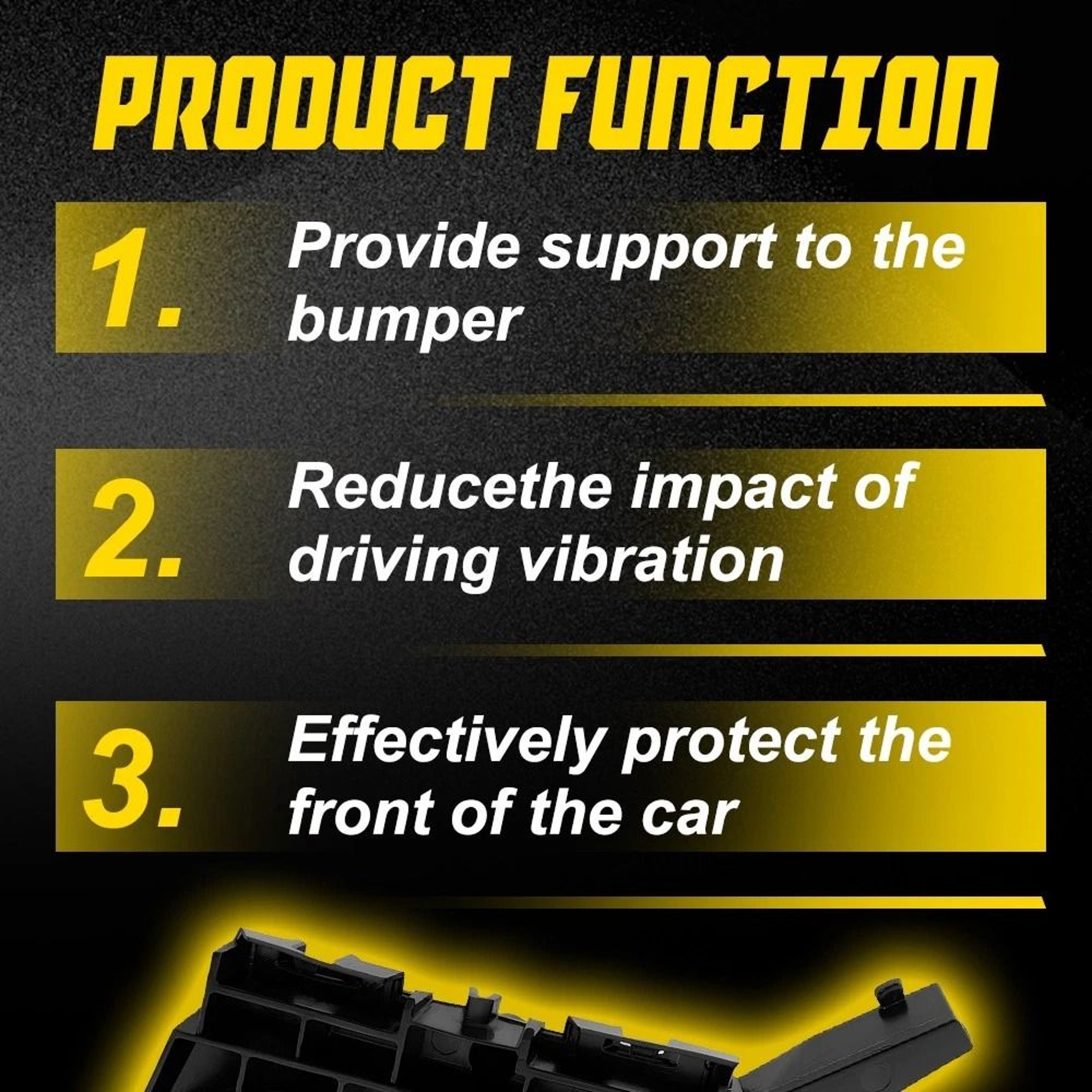 Durable Front Driver  Passenger Bumper Support Brackets For Easy Installation 5