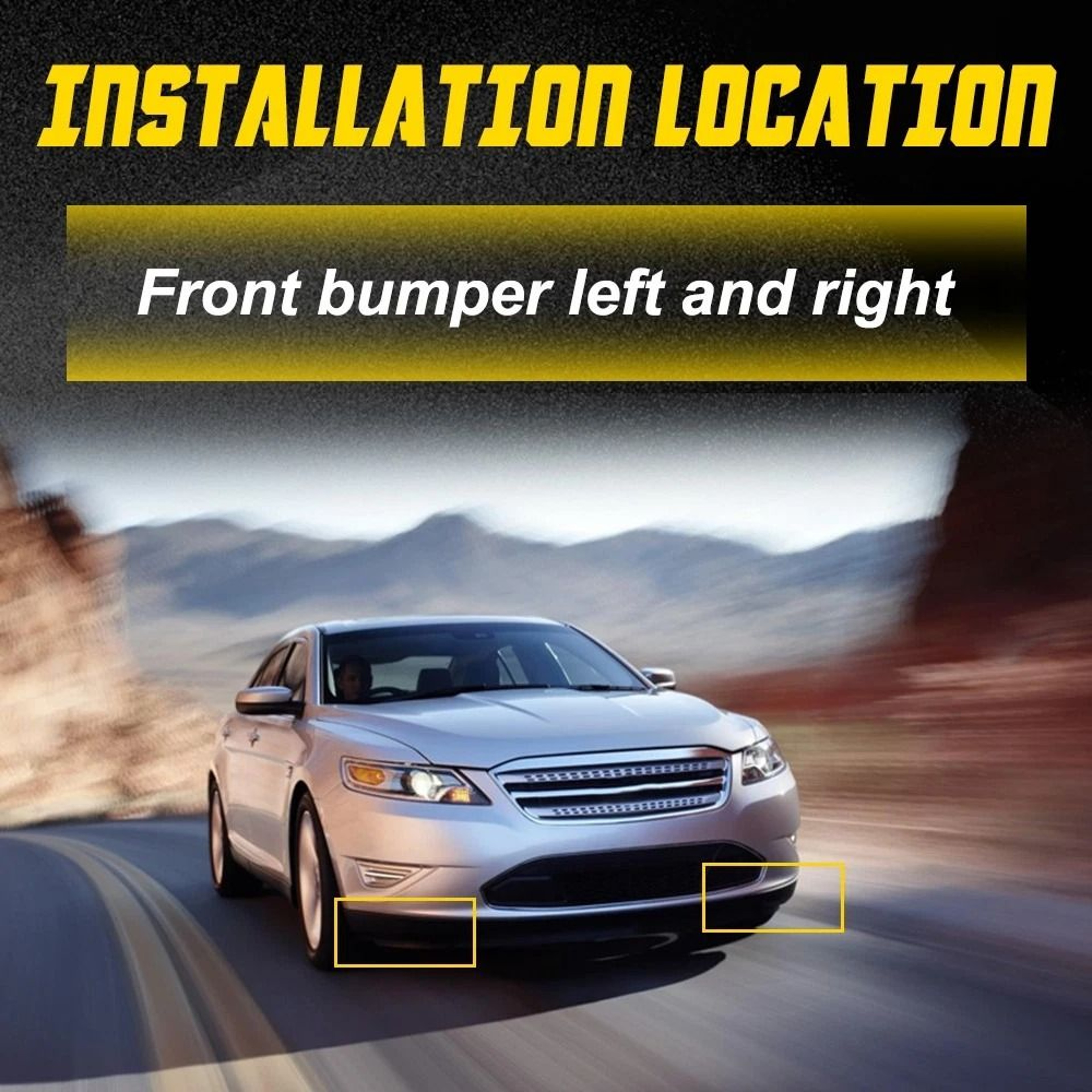 Durable Front Driver  Passenger Bumper Support Brackets For Easy Installation 8