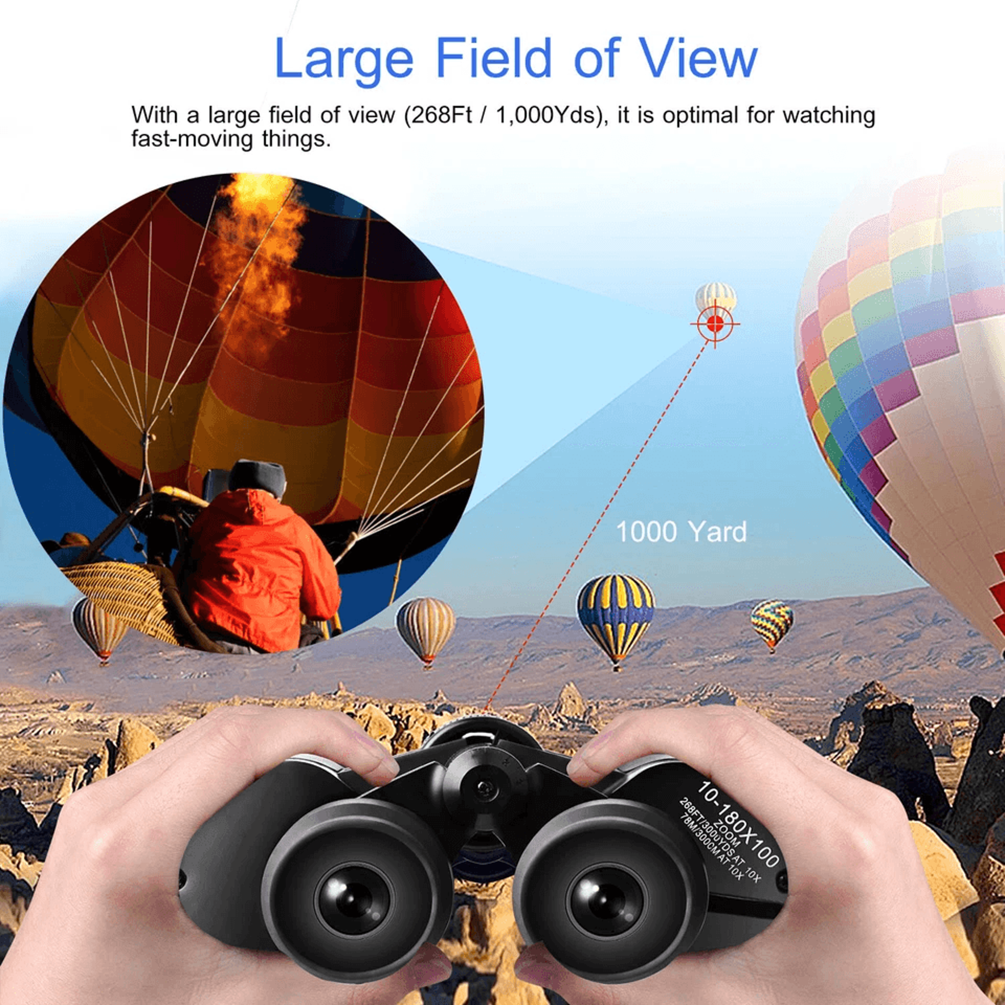 Military Binoculars High Power DayLow Night Vision For Hunting Camping And Outdoor Activities With  3