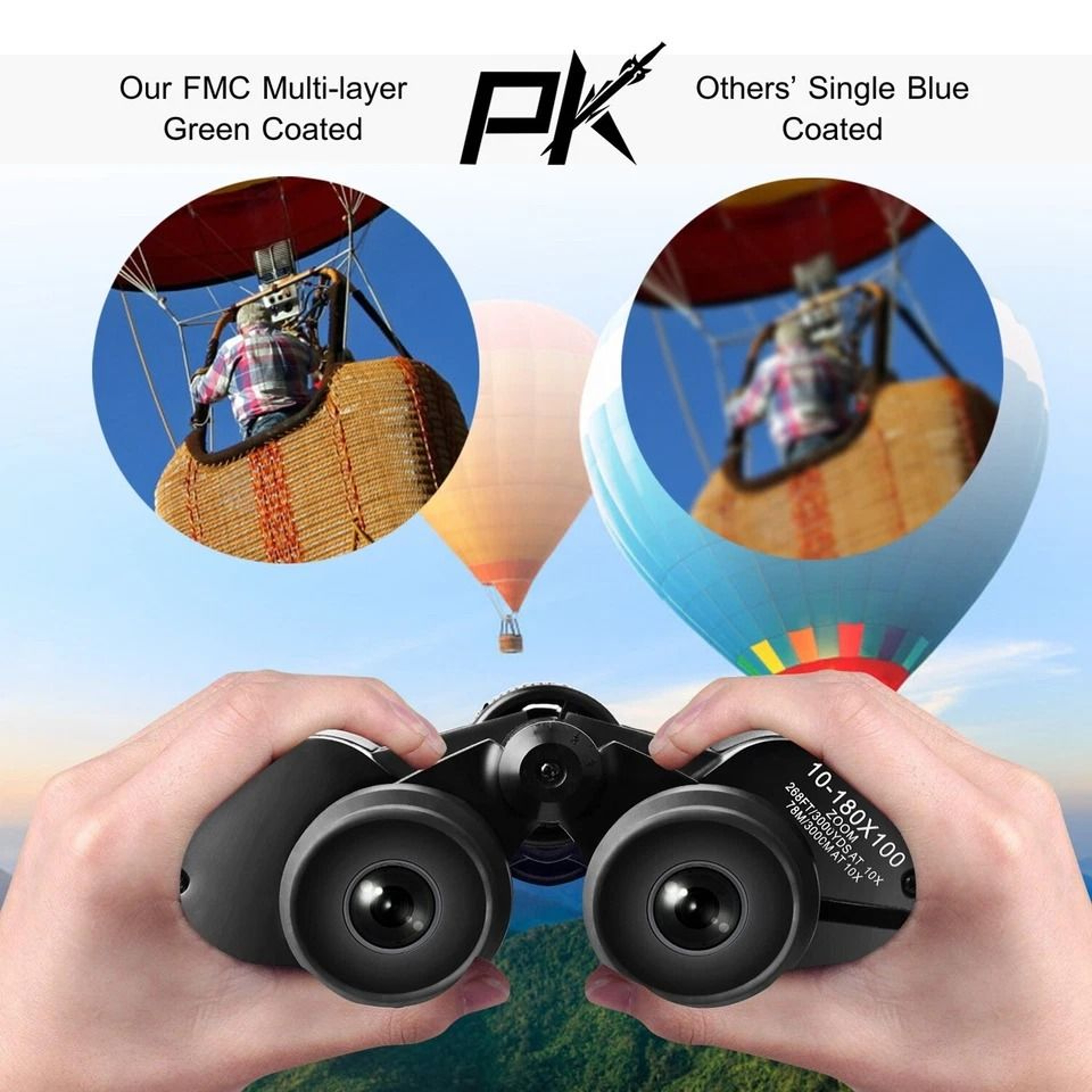 Military Binoculars High Power DayLow Night Vision For Hunting Camping And Outdoor Activities With  9