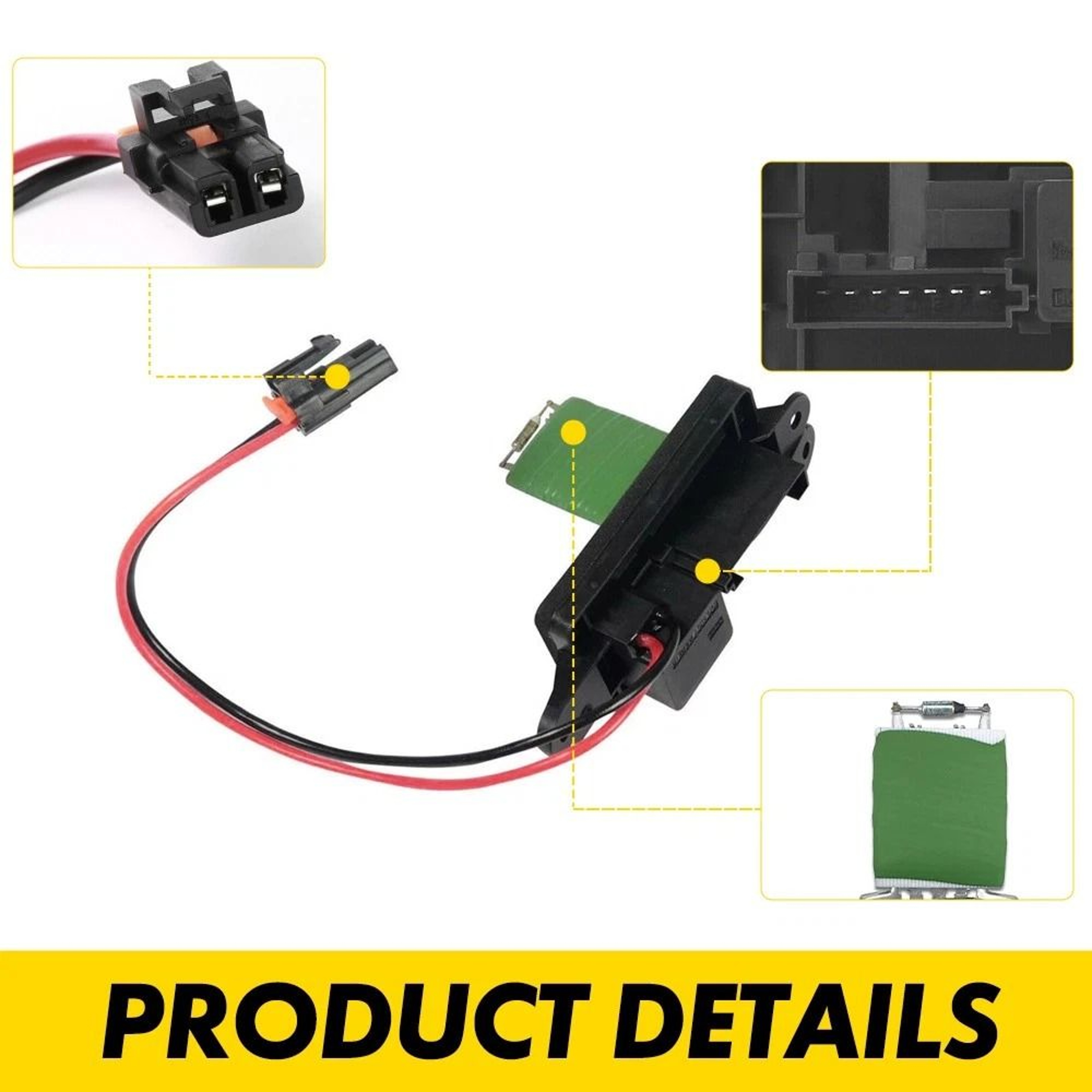 Motor Resistor For Heater Blower Direct Replacement For Better Cabin Air Control 4