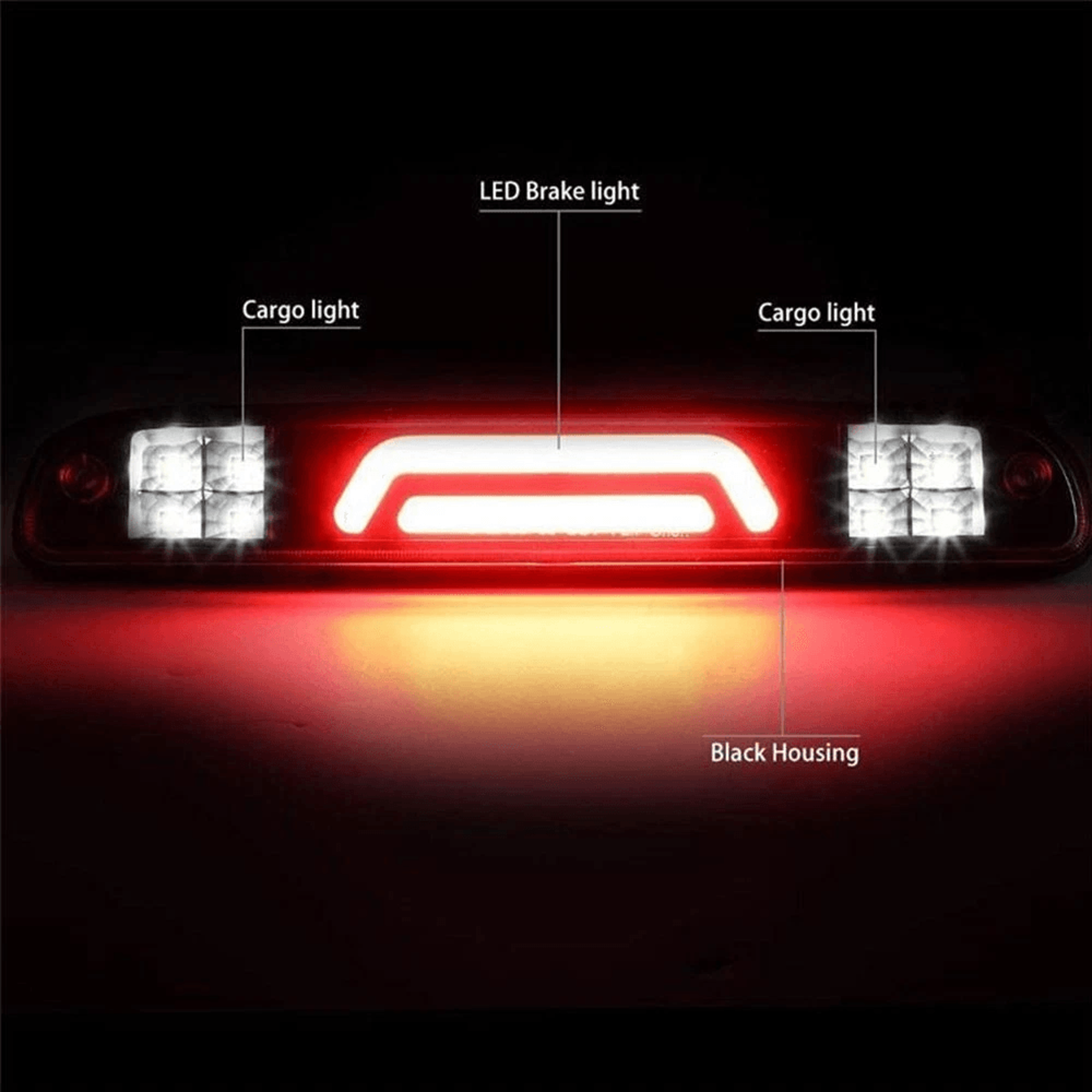 Black LED 3rd Brake Light Tail Light Plug And Play HighPerformance 2