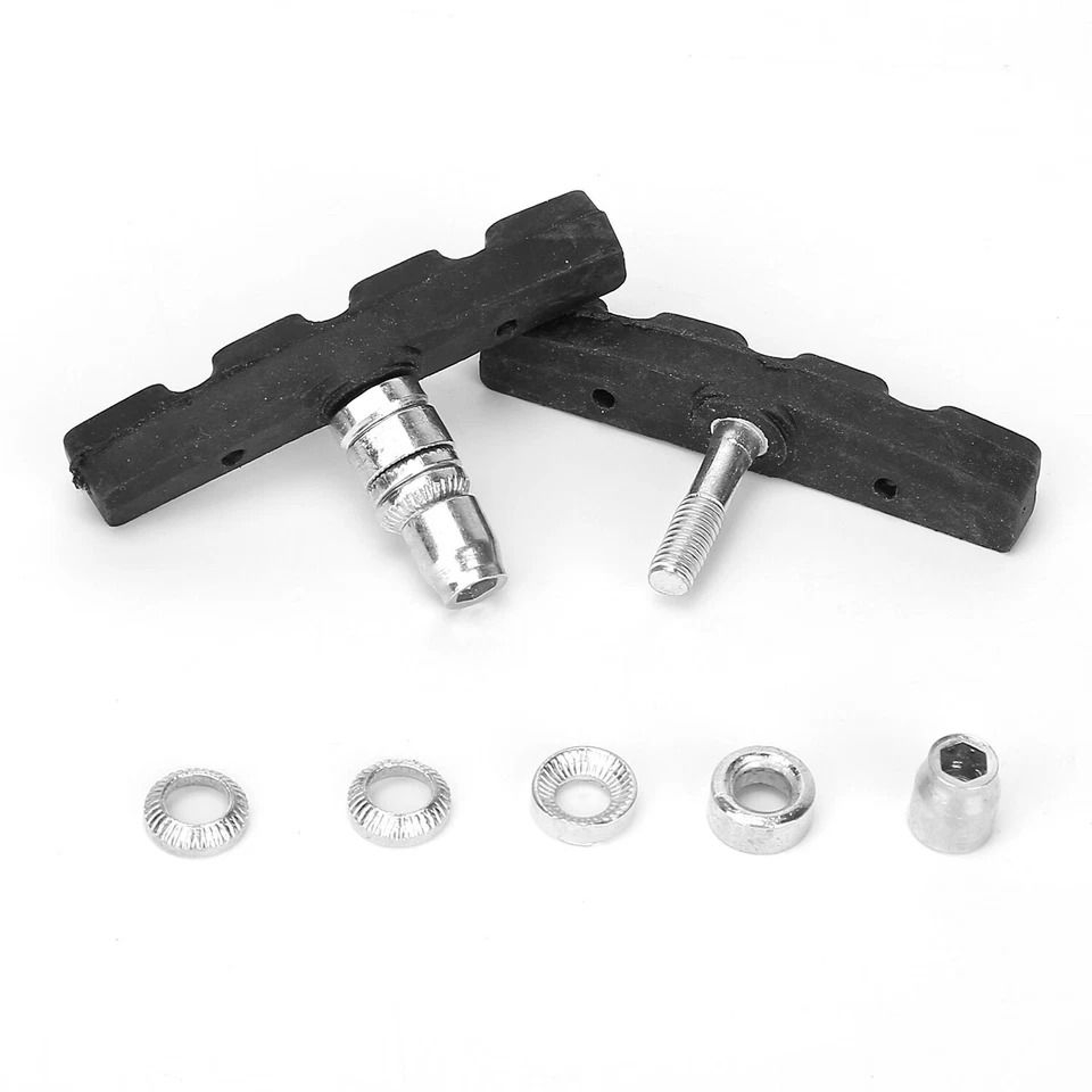 V Brake Pads Cycling Bike Shoes Pads NonSlip Bicycle Stop Caliper Rim Brake Blocks Set 0