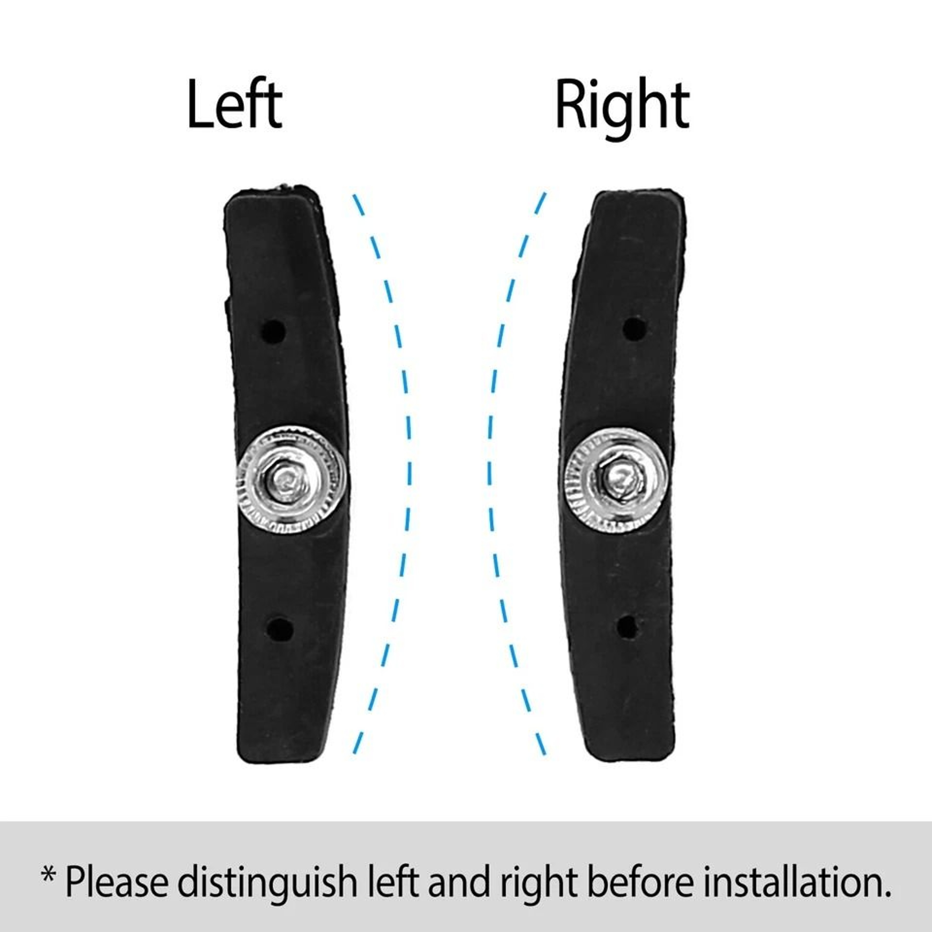 V Brake Pads Cycling Bike Shoes Pads NonSlip Bicycle Stop Caliper Rim Brake Blocks Set 6