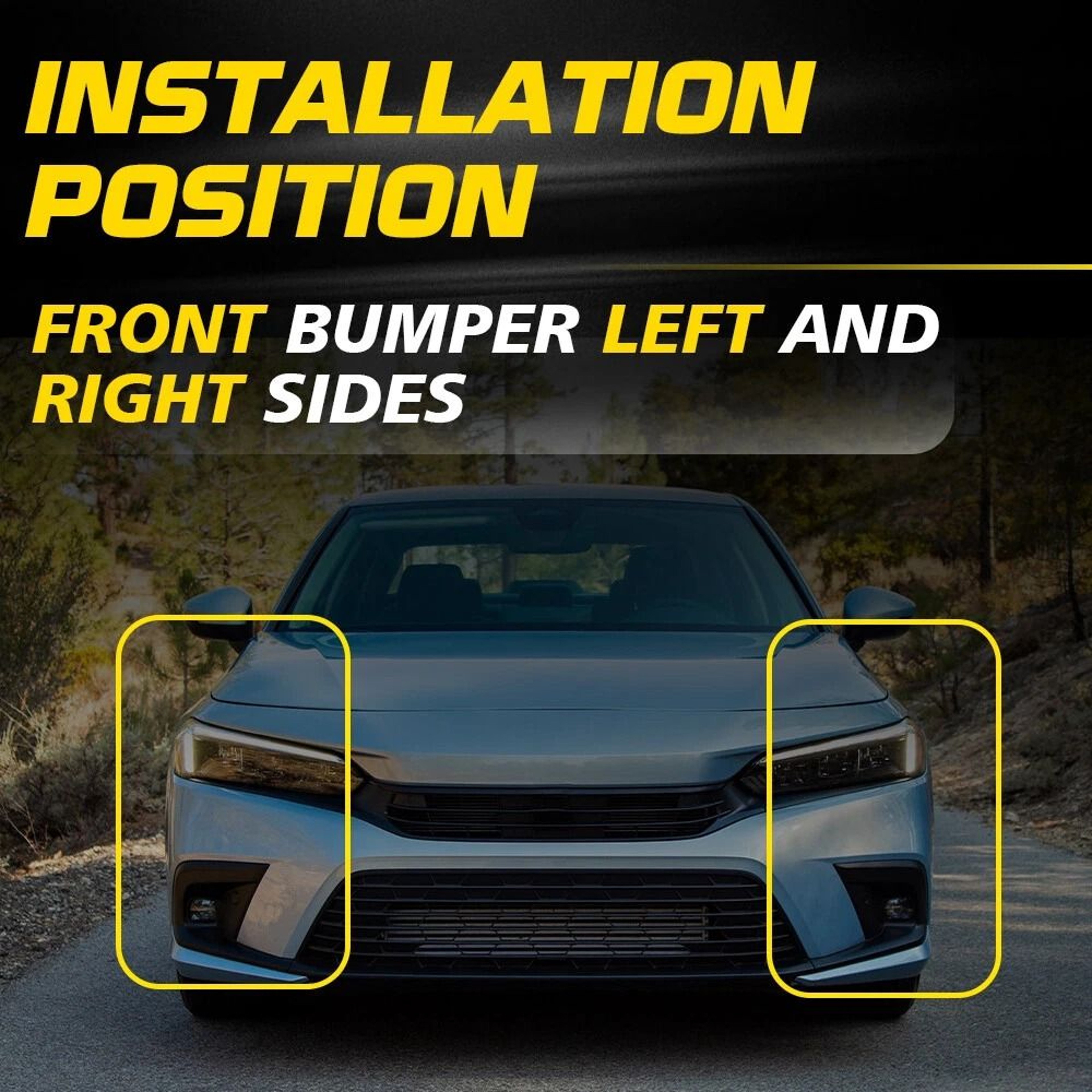 Durable Front Bumper Bracket Driver  Passenger Side LH RH For Cars 5
