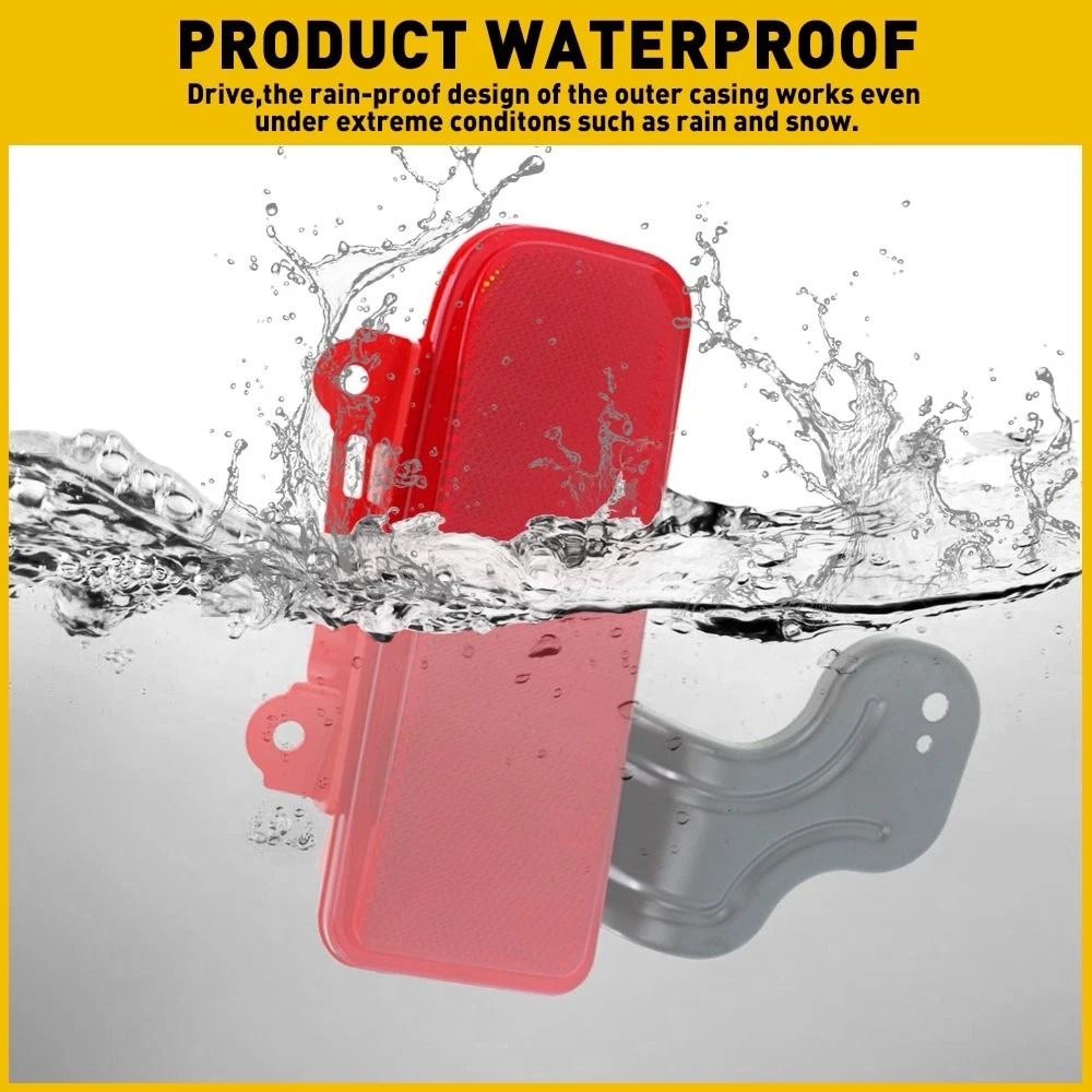 Left Right CRV Rear Bumper Reflector Light Cover Marker Pair 8