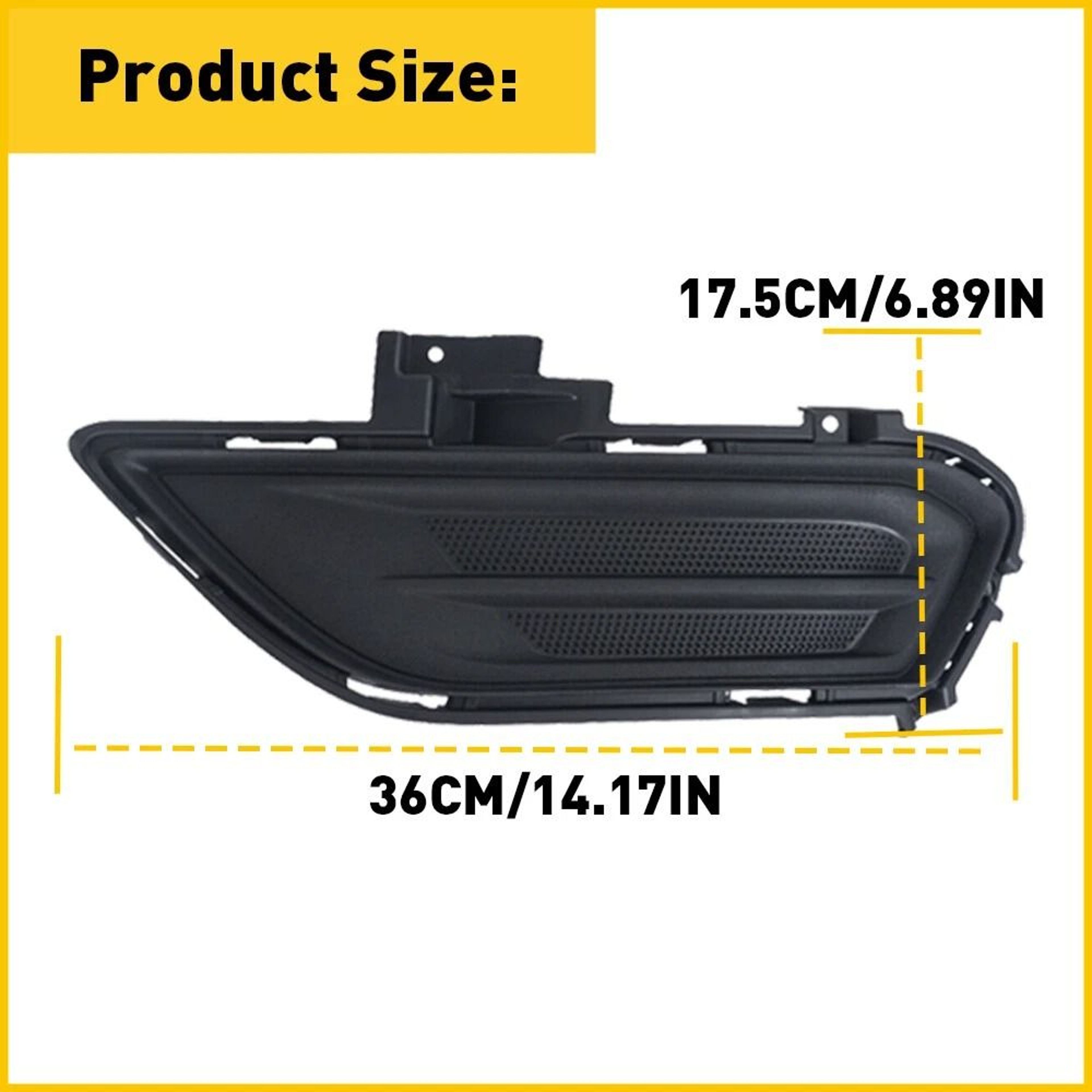 Durable Driver  Passenger Side Fog Lamp Covers Perfect Fit LongLasting Protection 1