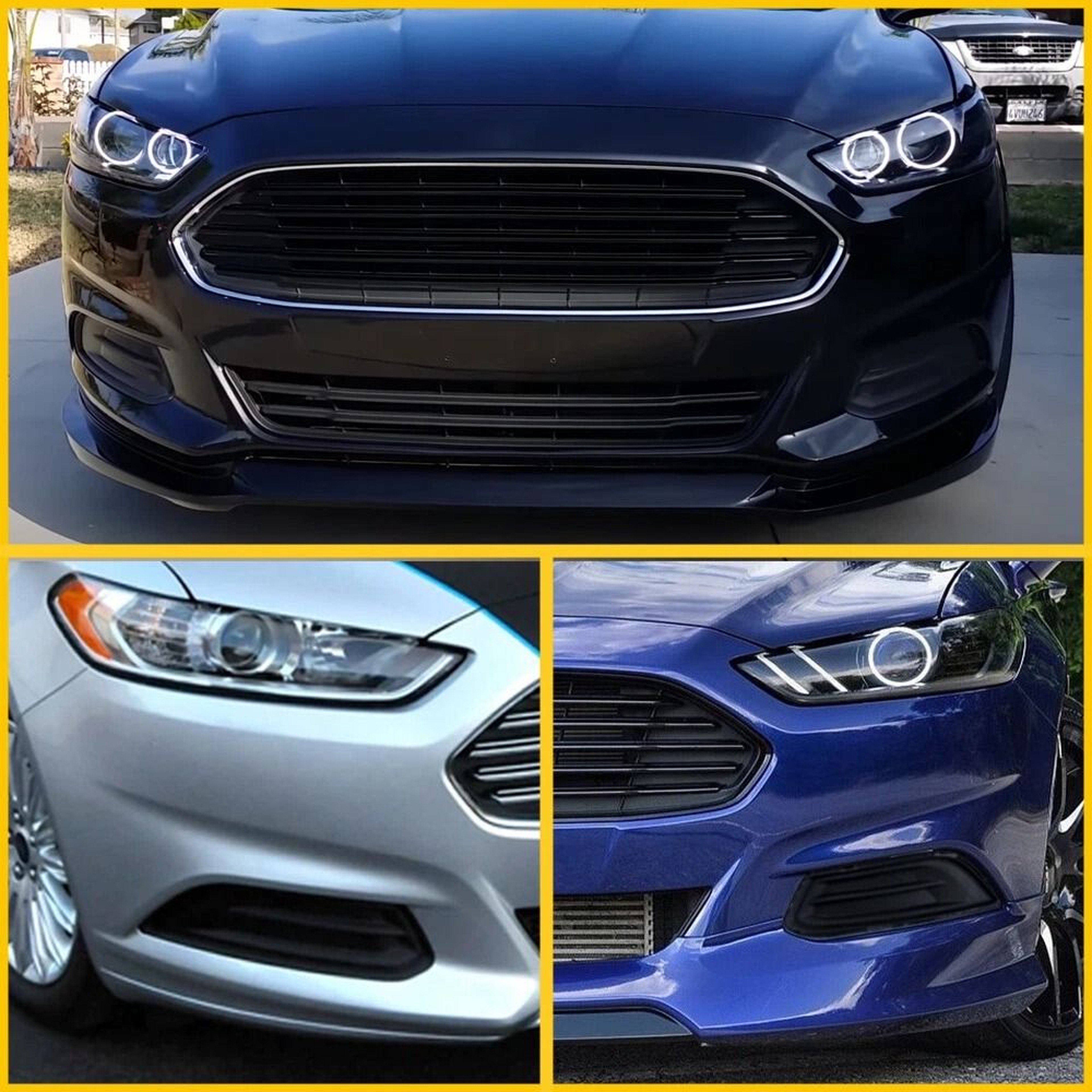 Durable Driver  Passenger Side Fog Lamp Covers Perfect Fit LongLasting Protection 3