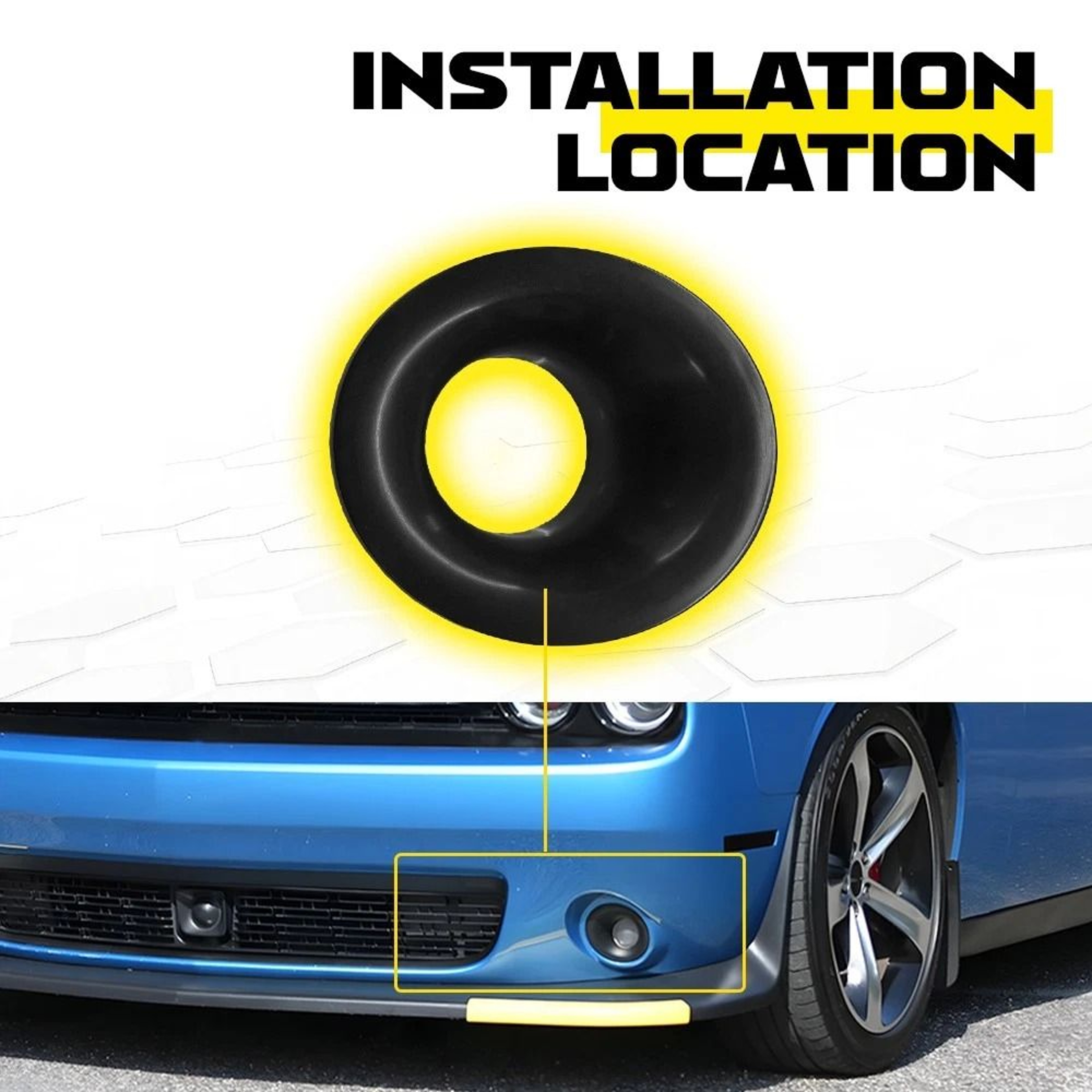 Fog Light Covers Bumper Bezels For Cars ImpactResistant 6