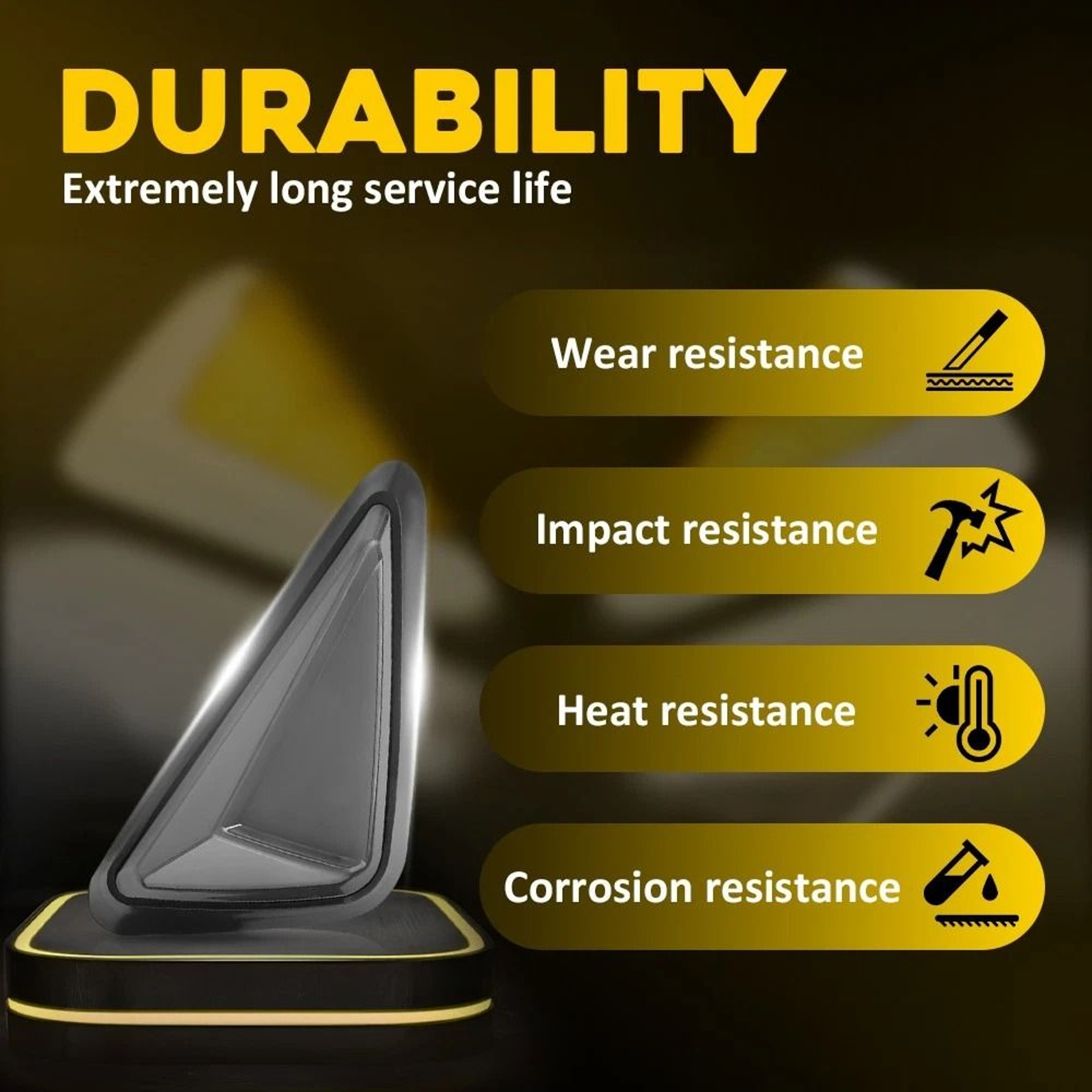 High Brightness LED Flush Mount Turn Signal Lights Waterproof Easy Installation For Motorcycles 7