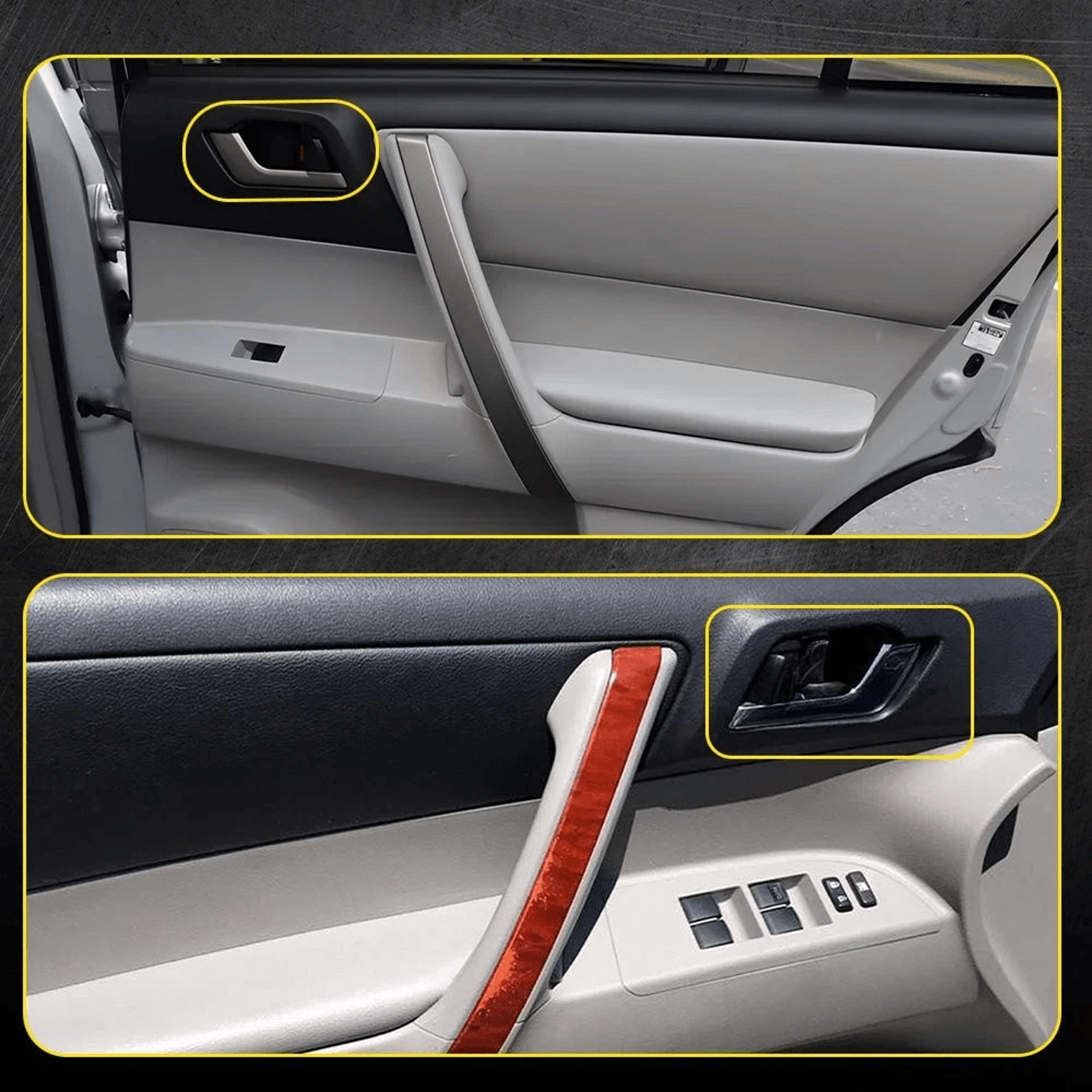 Primed Interior Door Handle FrontRear Right  Left Durable Fitment 8