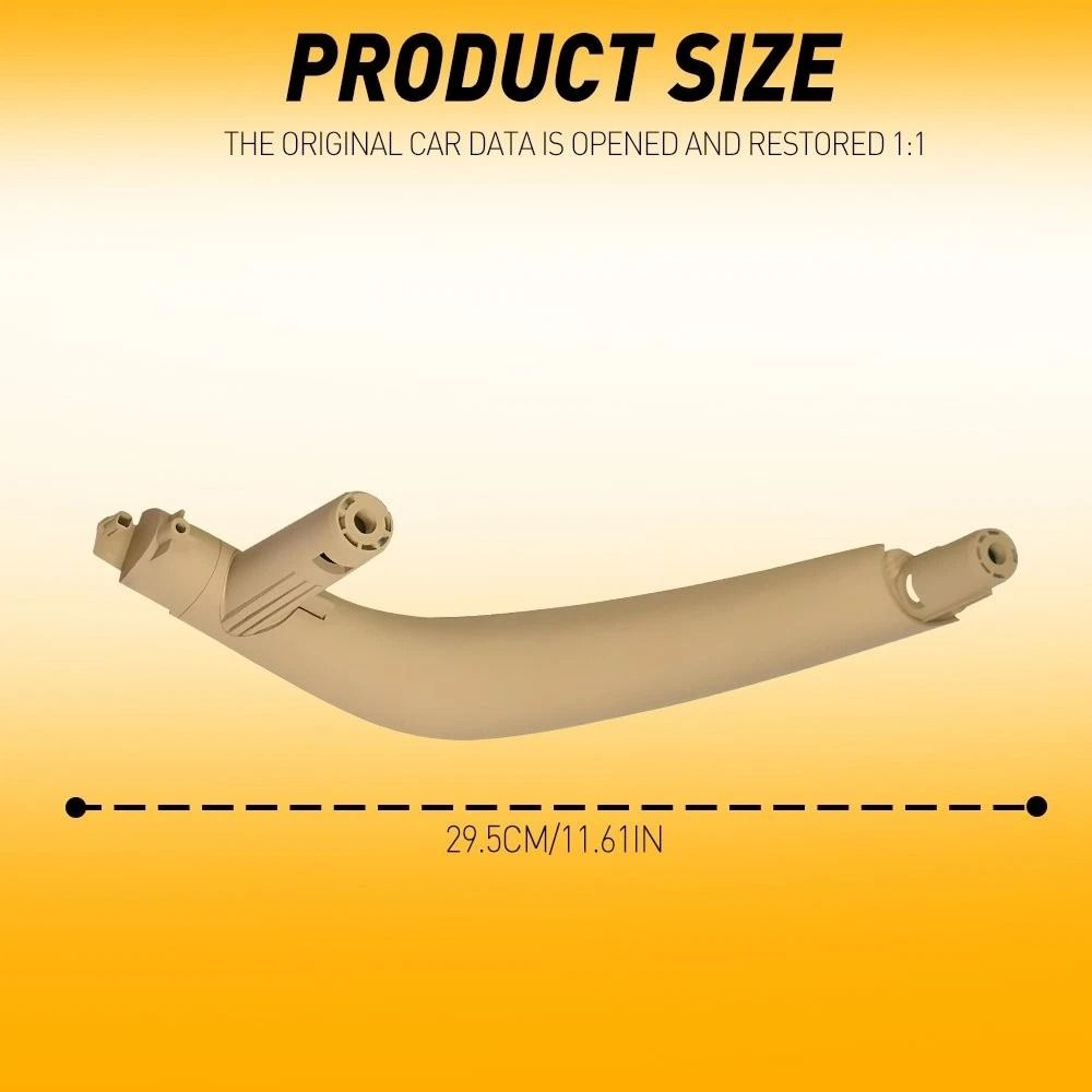 Durable Inner Door Panel Handle Pull Trim Cover Strict Quality Control Perfect Fit 2