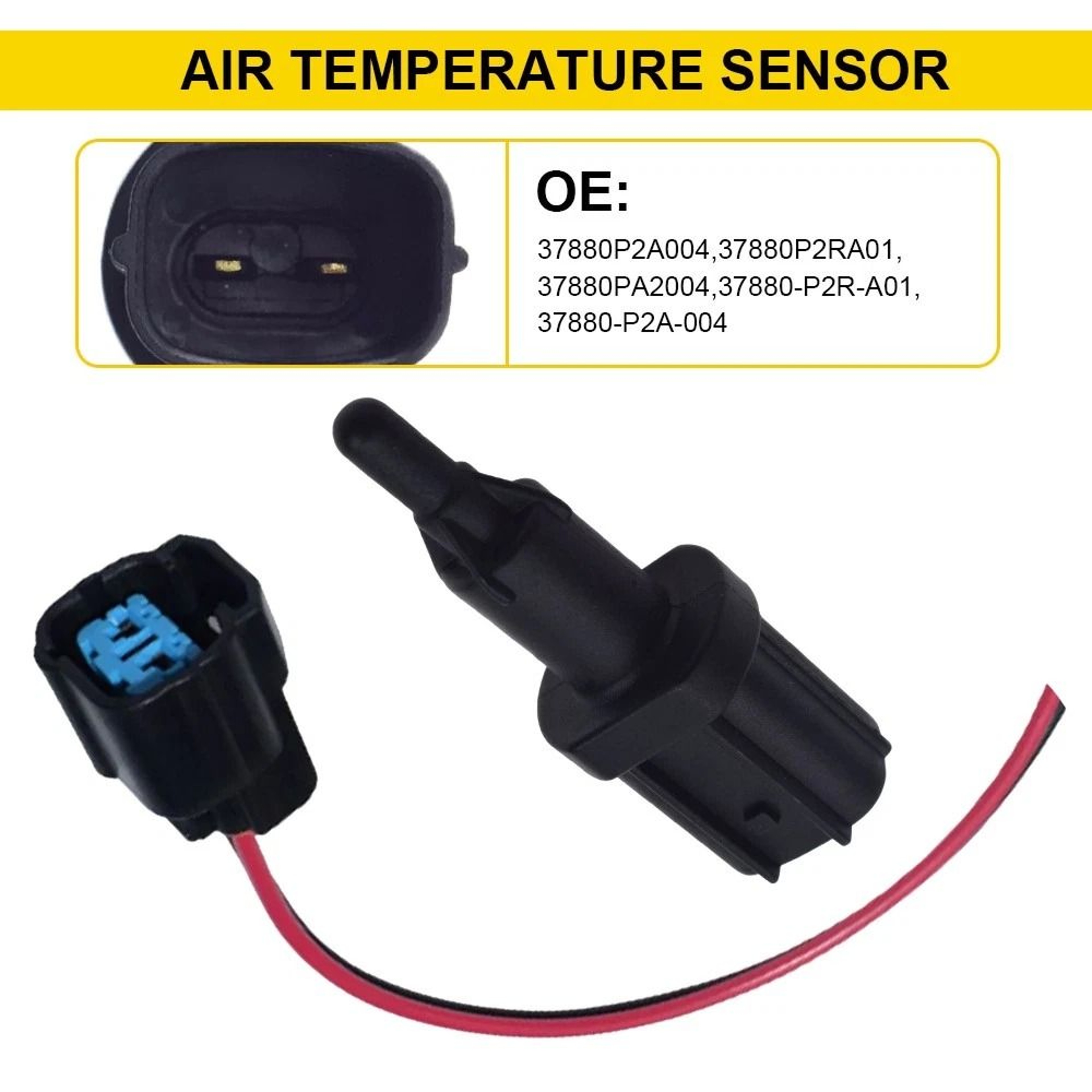 Automotive Inlet Air Temperature Sensor WConnector Boost Engine Efficiency 1