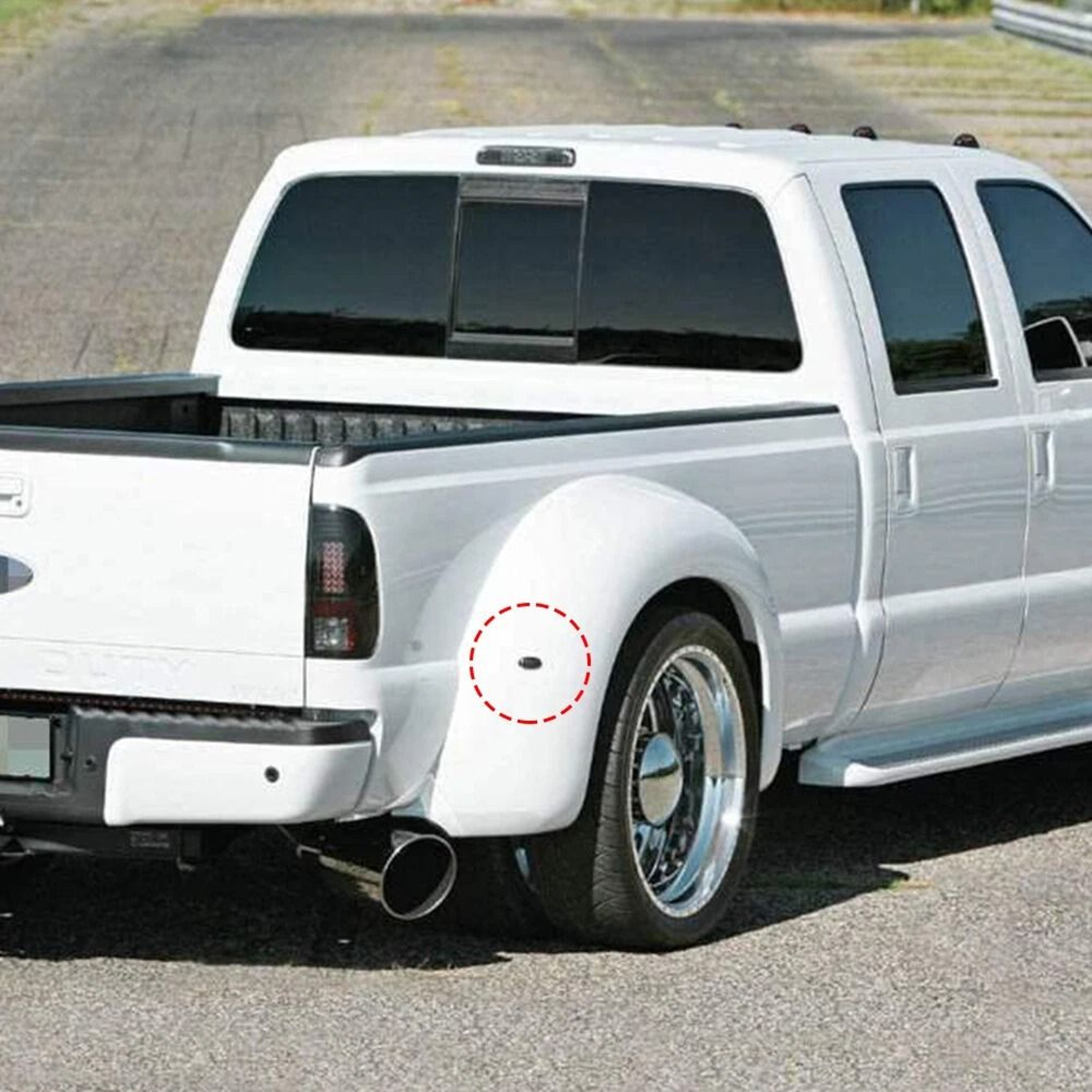 Dually Bed LED Light Kit Smoke LED Side Fender Marker Lights Amber And Red 7