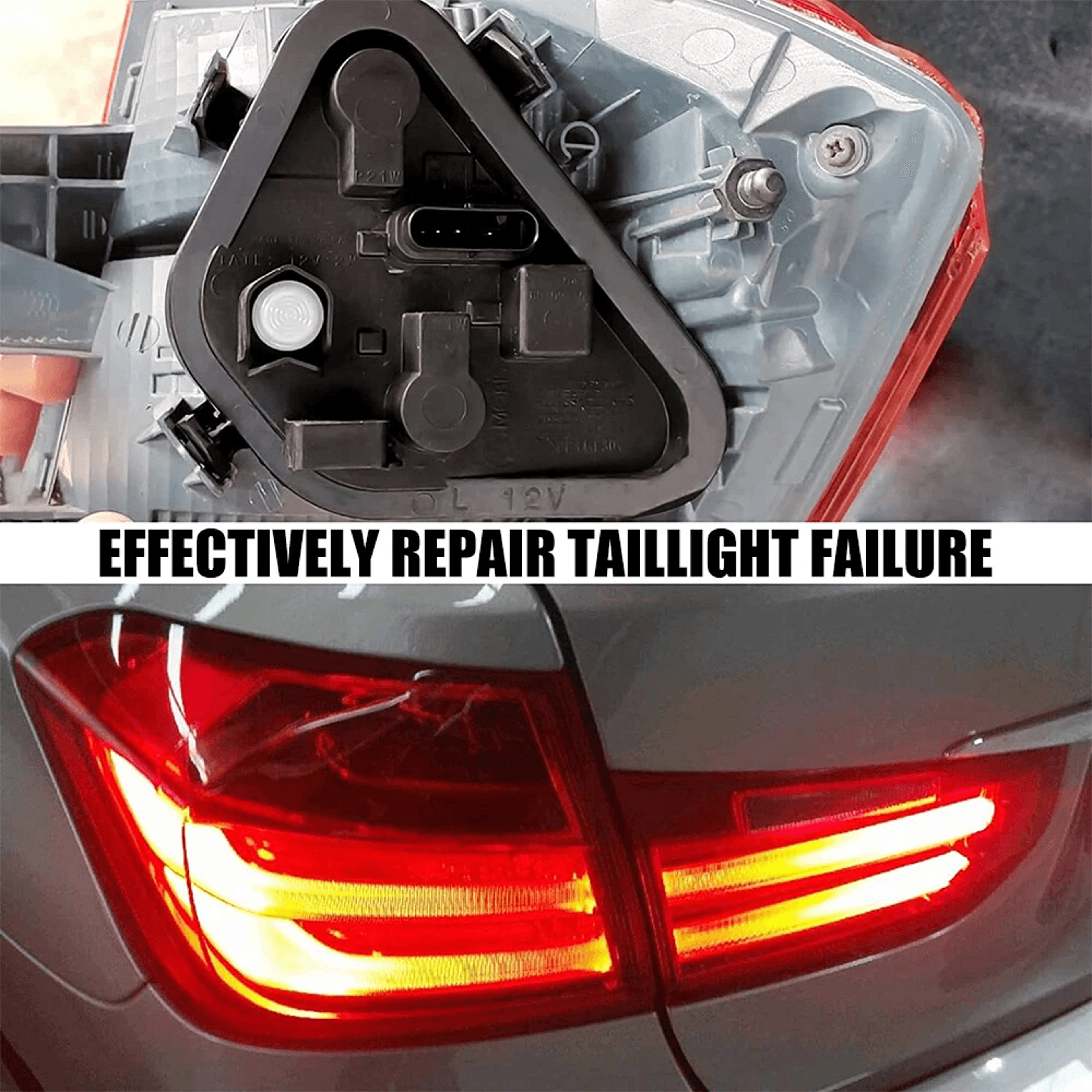 Right Bulb Socket For Rear Tail Light Panel Stable Performance Easy Installation Plug  Play 1