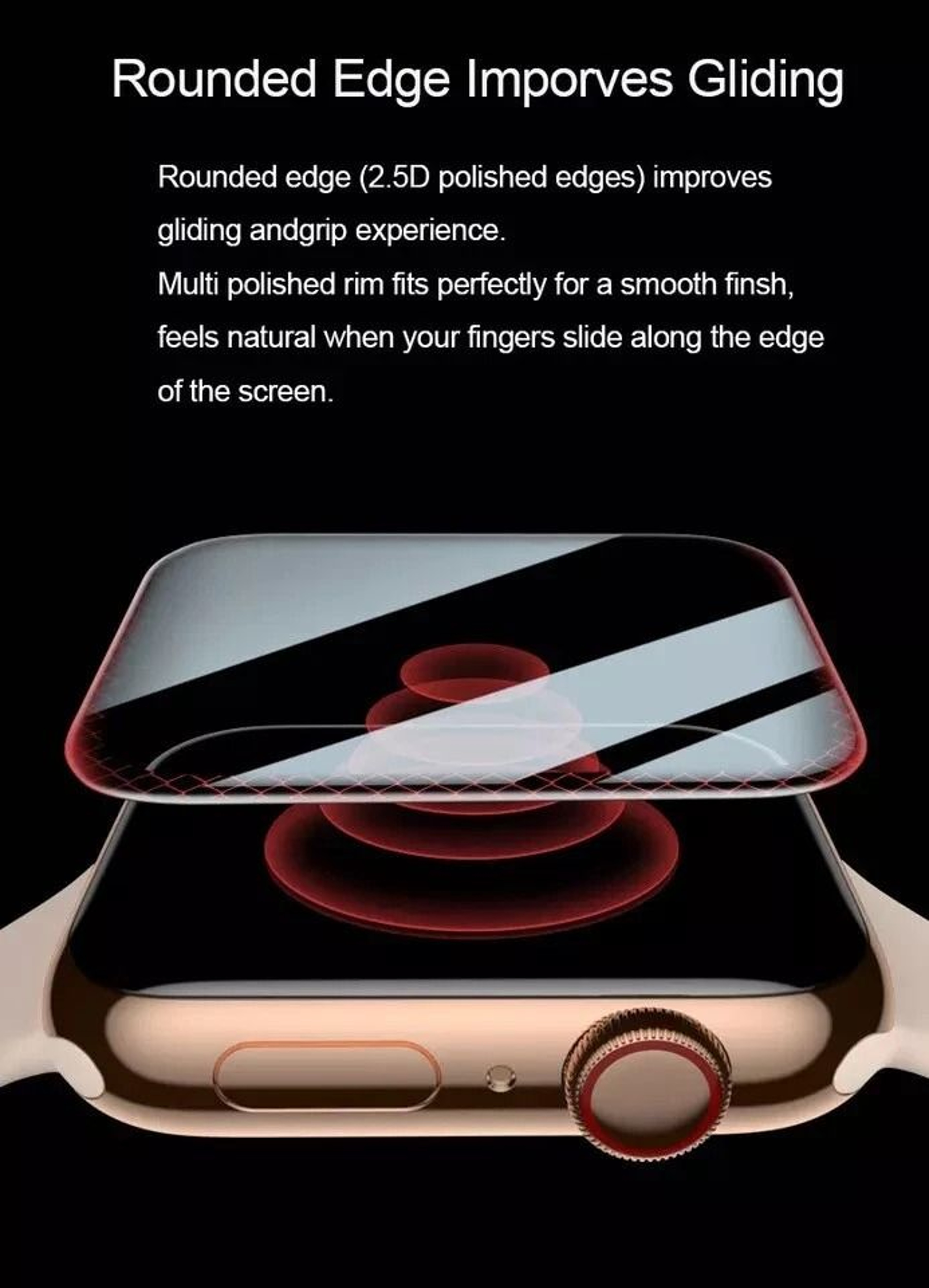 Apple Watch TPU Screen Protector Full Coverage IWatch Case Transparent High Transparency 6