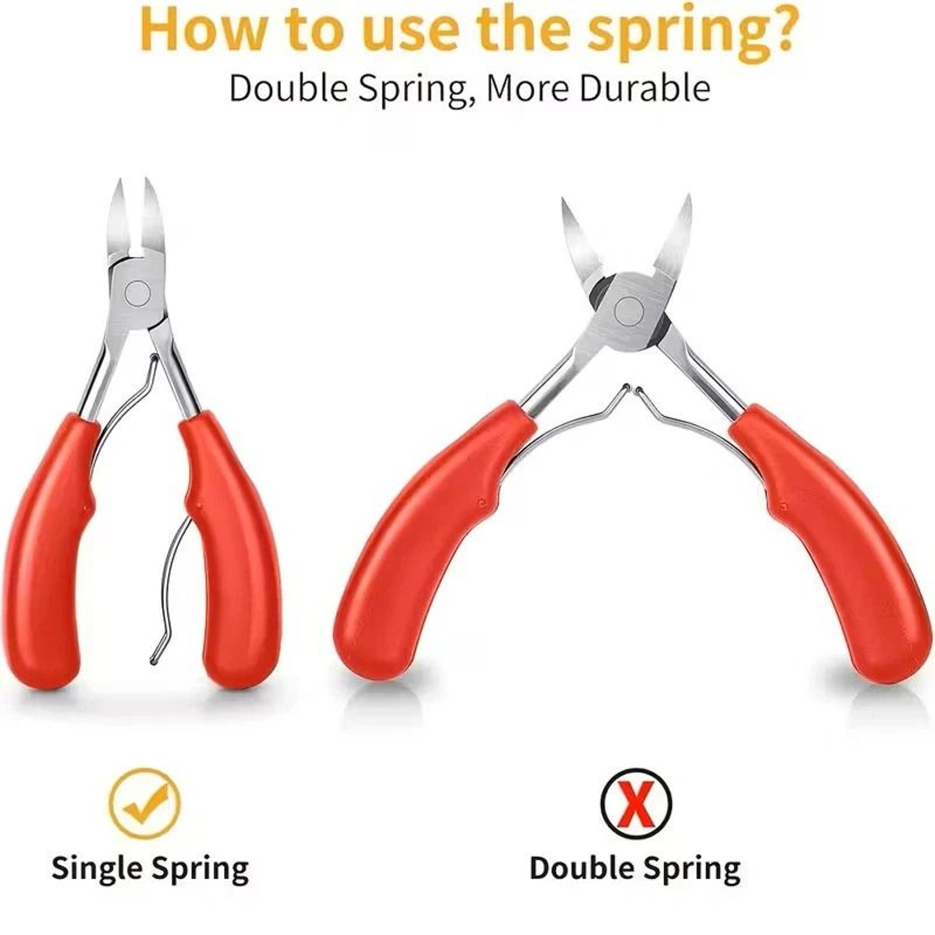 Eagle Beak Toenail Clippers For Thick Ingrown Nails Beveled Scissors 5