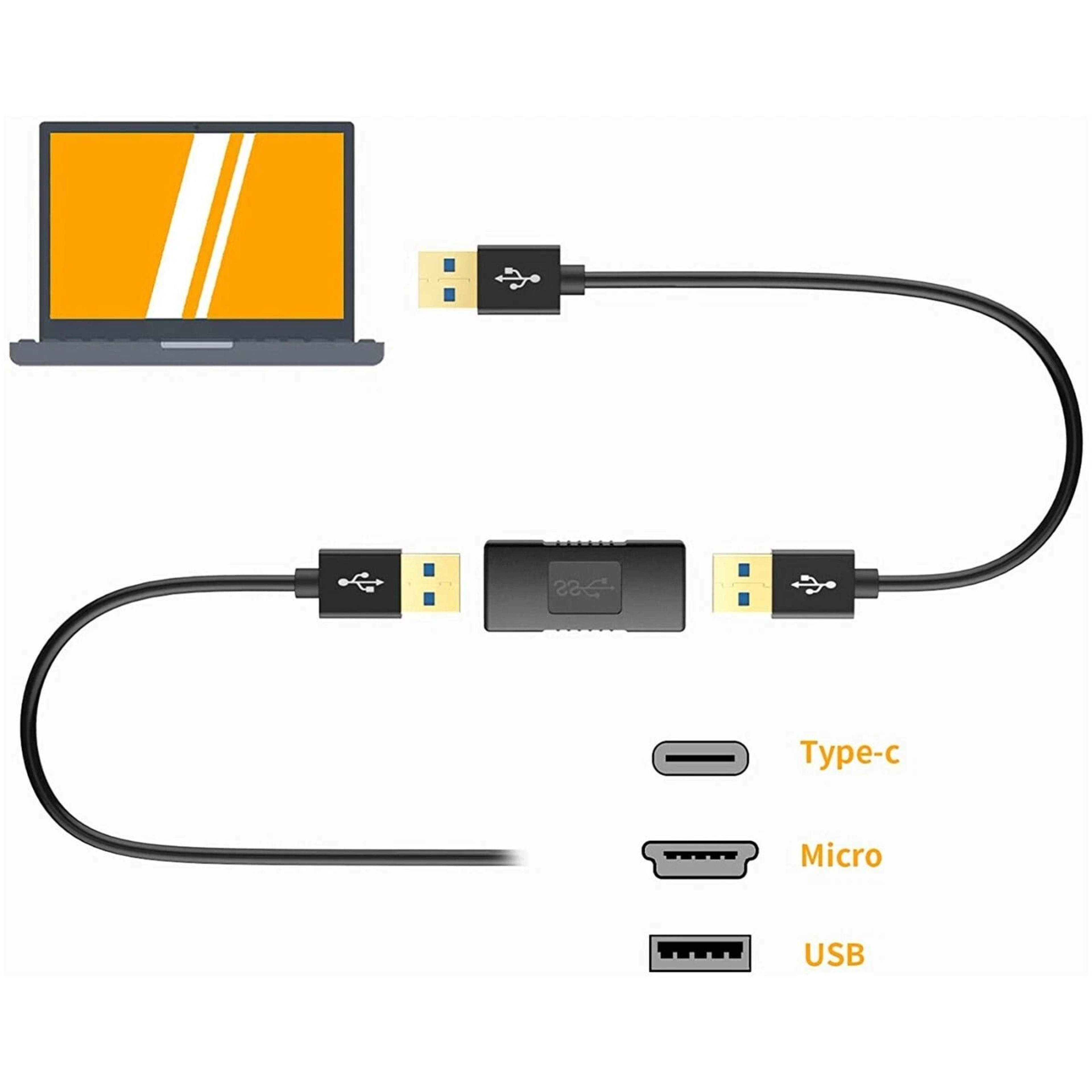 USB Type A Female To Female Adapter Gender Changer Coupler Connector 5