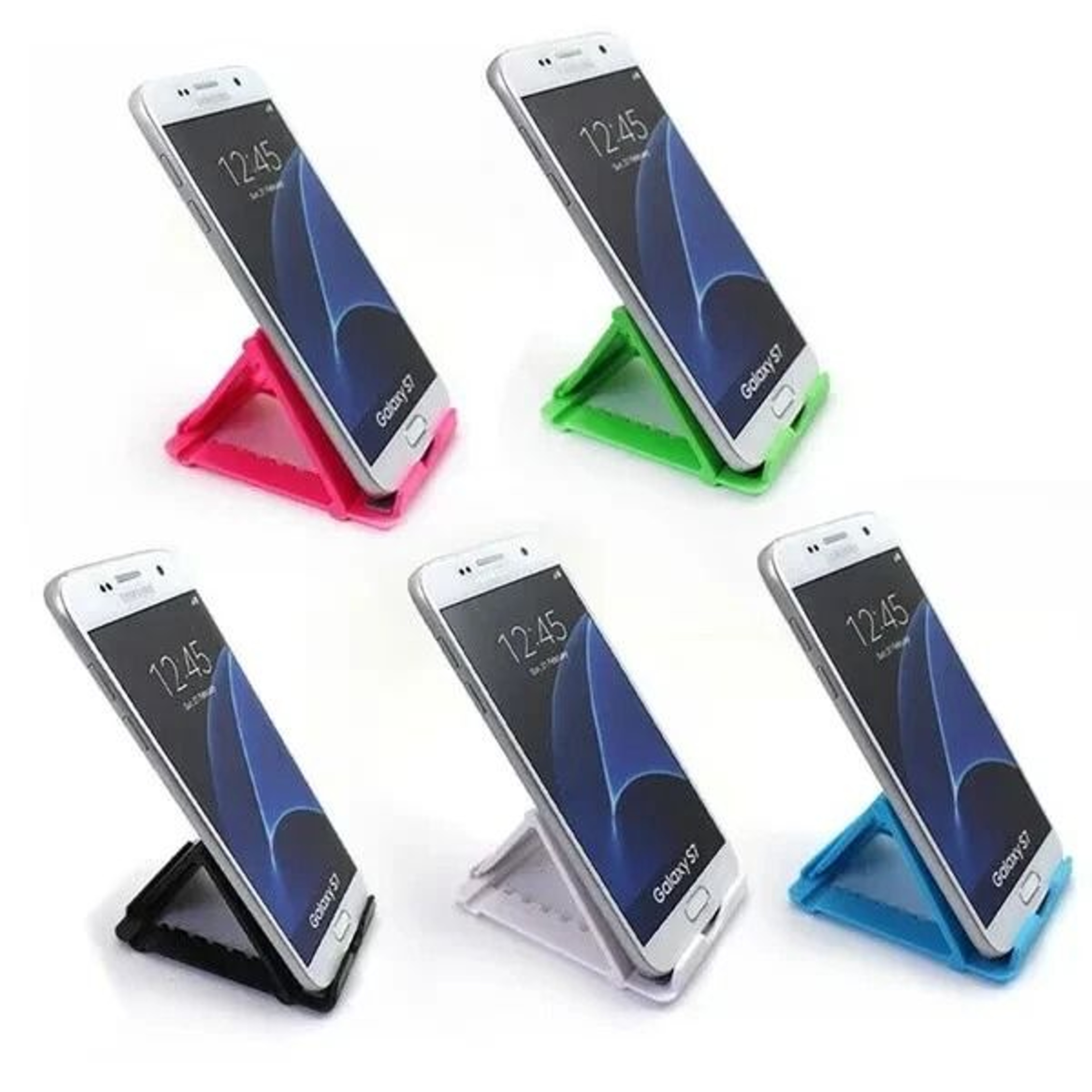 New Foldable Desk Stand Holder For Cell Phones And Tablets Adjustable Mount Cradle 3