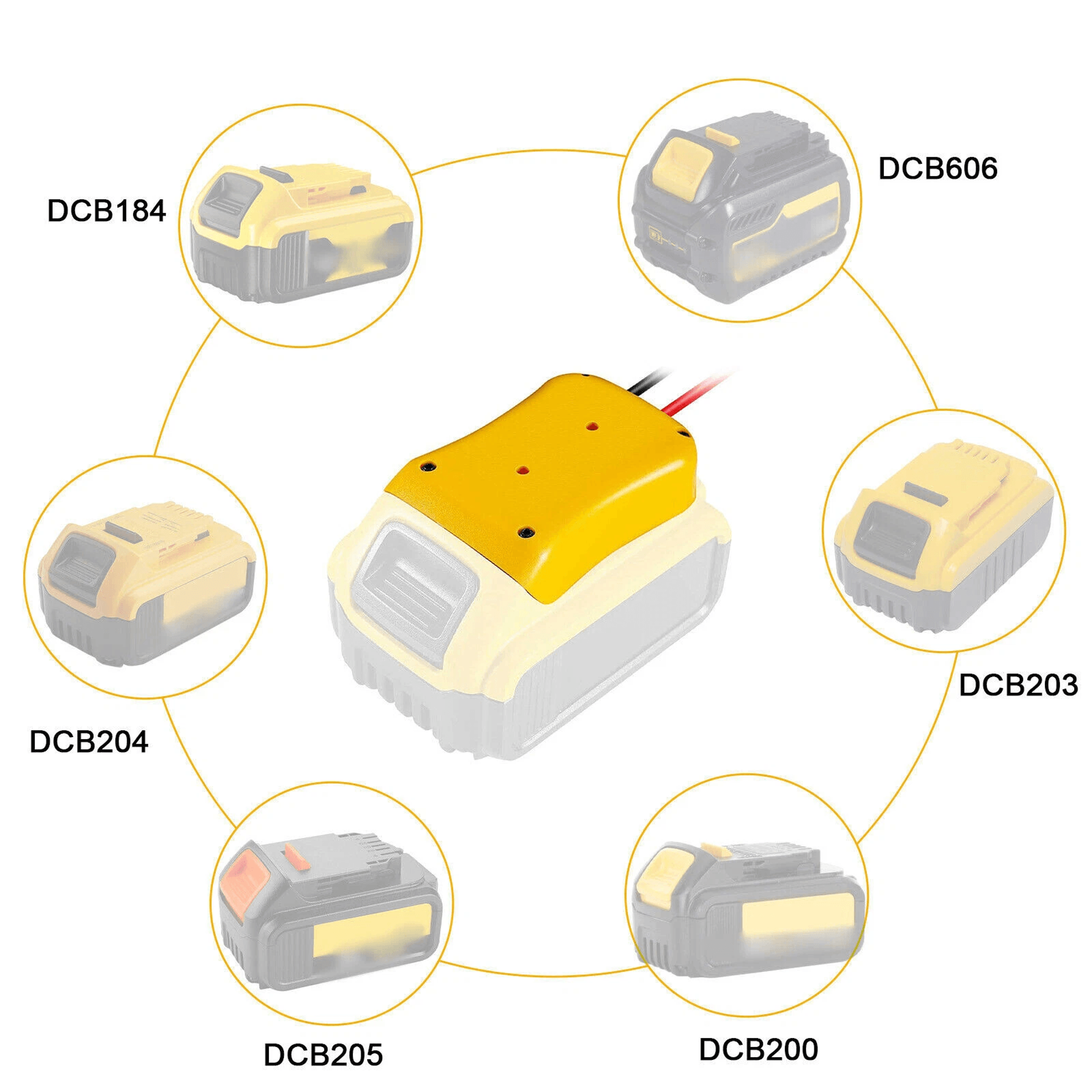 DIY Battery Adapter Holder Dock For 18V20V Max Power Connector  Efficient Power Solution 1
