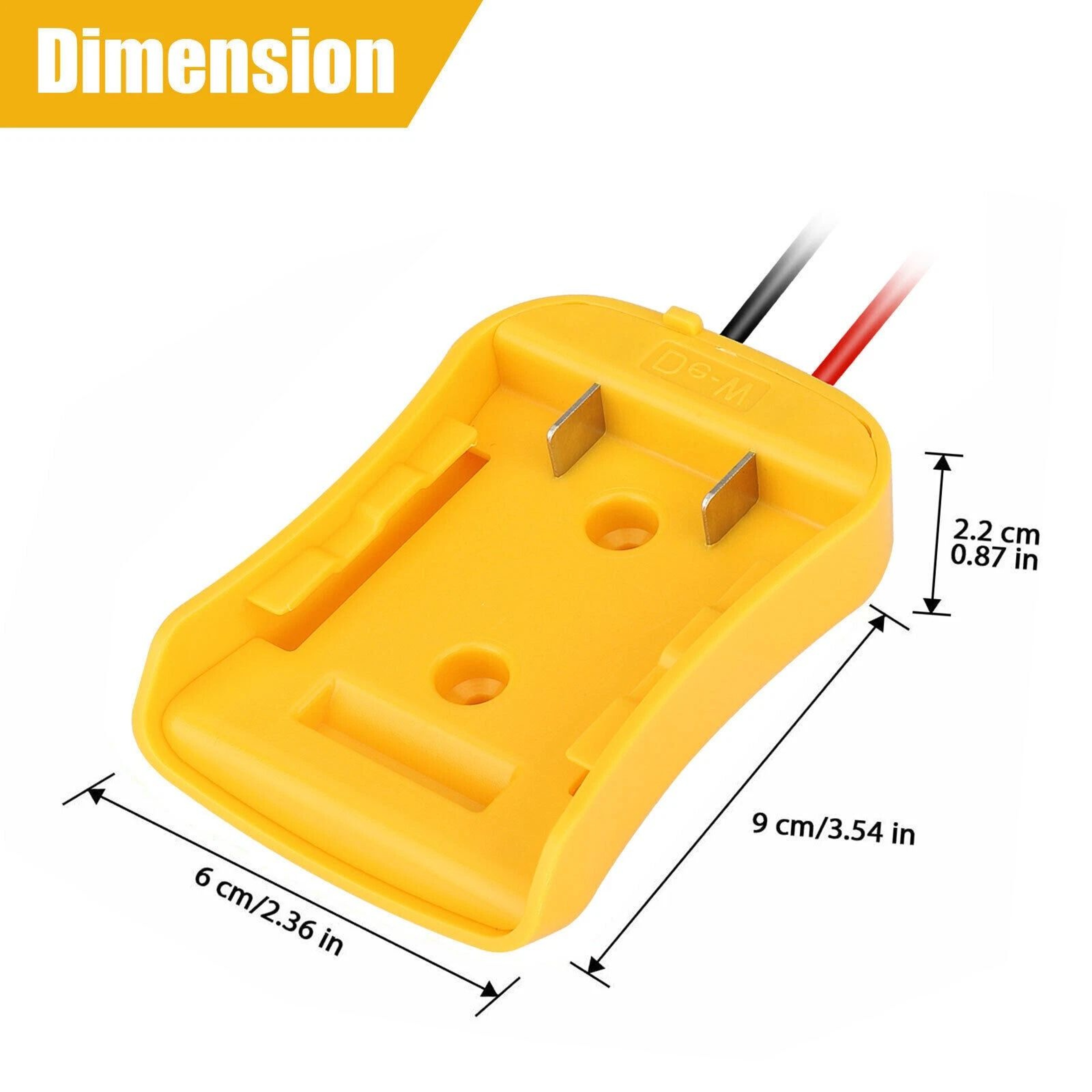 DIY Battery Adapter Holder Dock For 18V20V Max Power Connector  Efficient Power Solution 4
