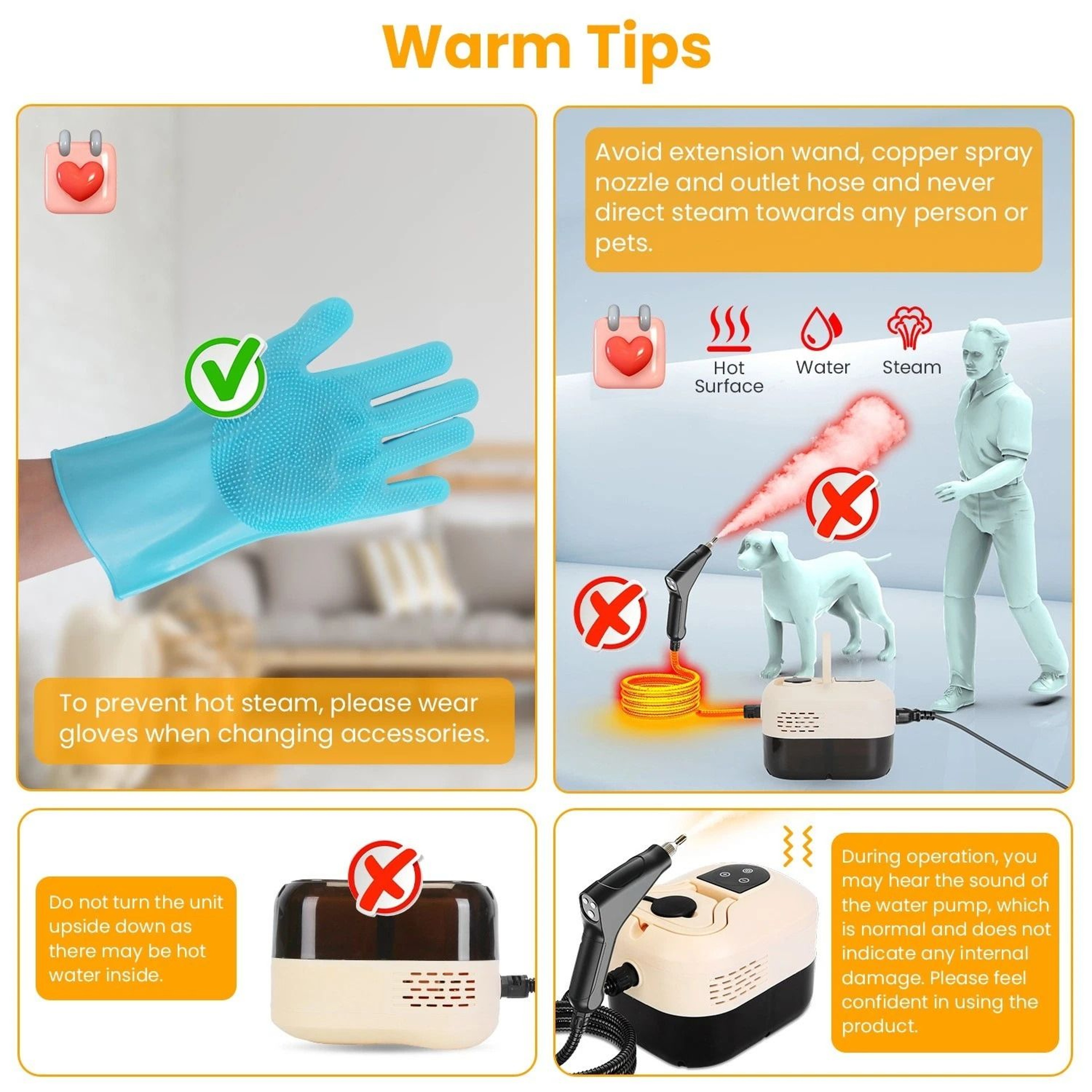 High Temperature Pressure Cleaner Portable Steamer Cleaner For Effective Floor Cleaning 11