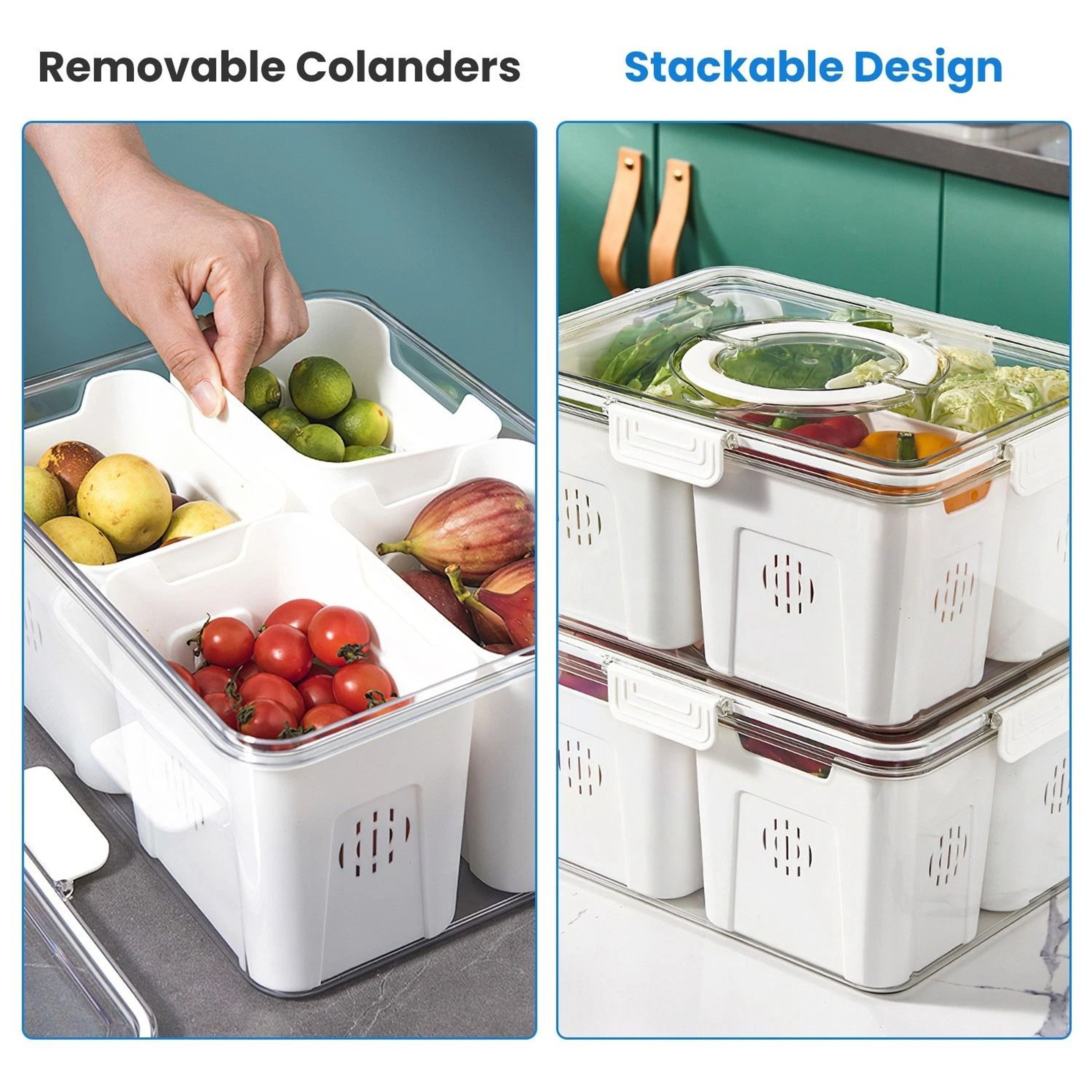 Picnic Box Airtight Fruit Storage Food Storage Fridge For Convenience And Freshness 1