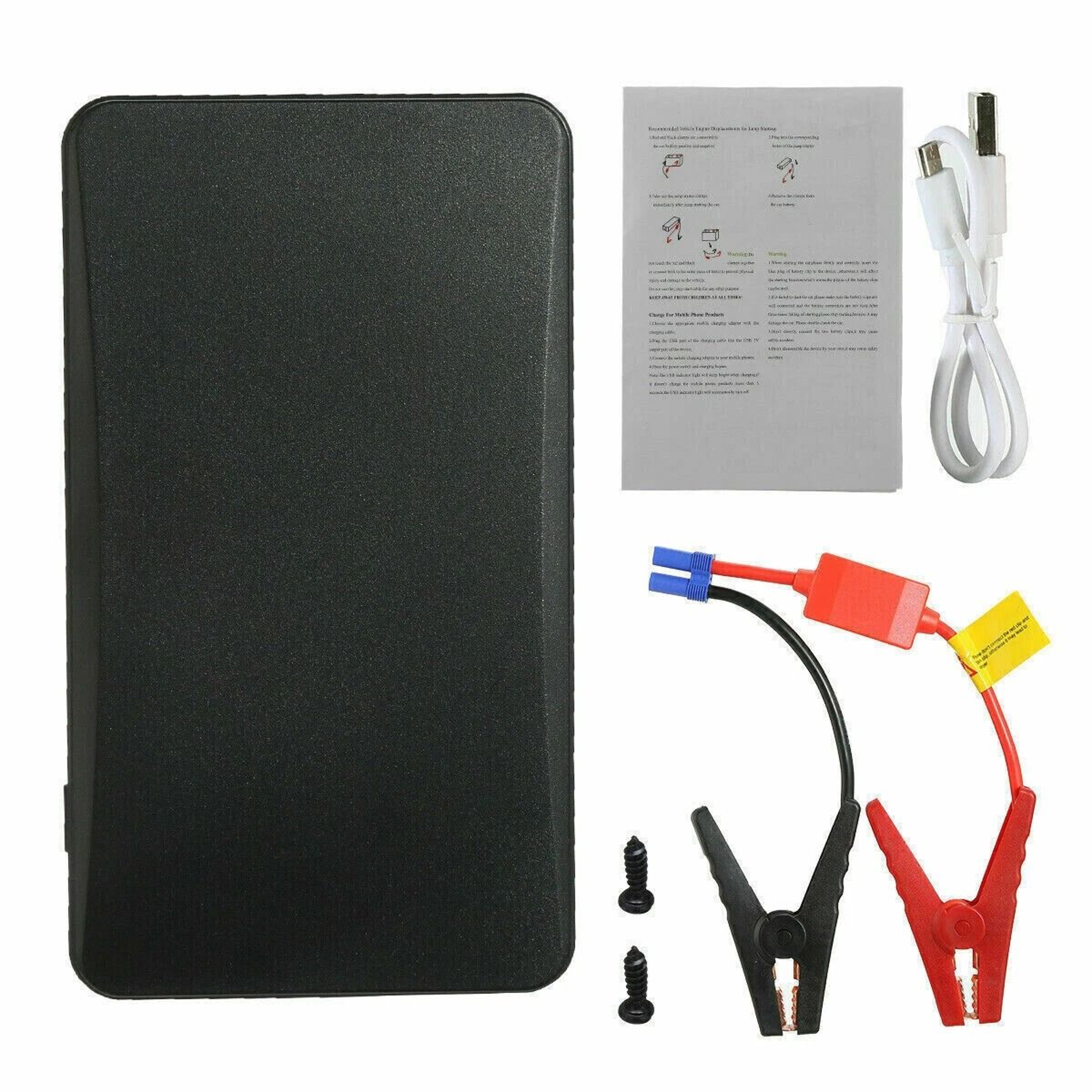 Portable Car Jump Starter Booster Jumper Box Power Bank Battery Charger Emergency Power Supply 7