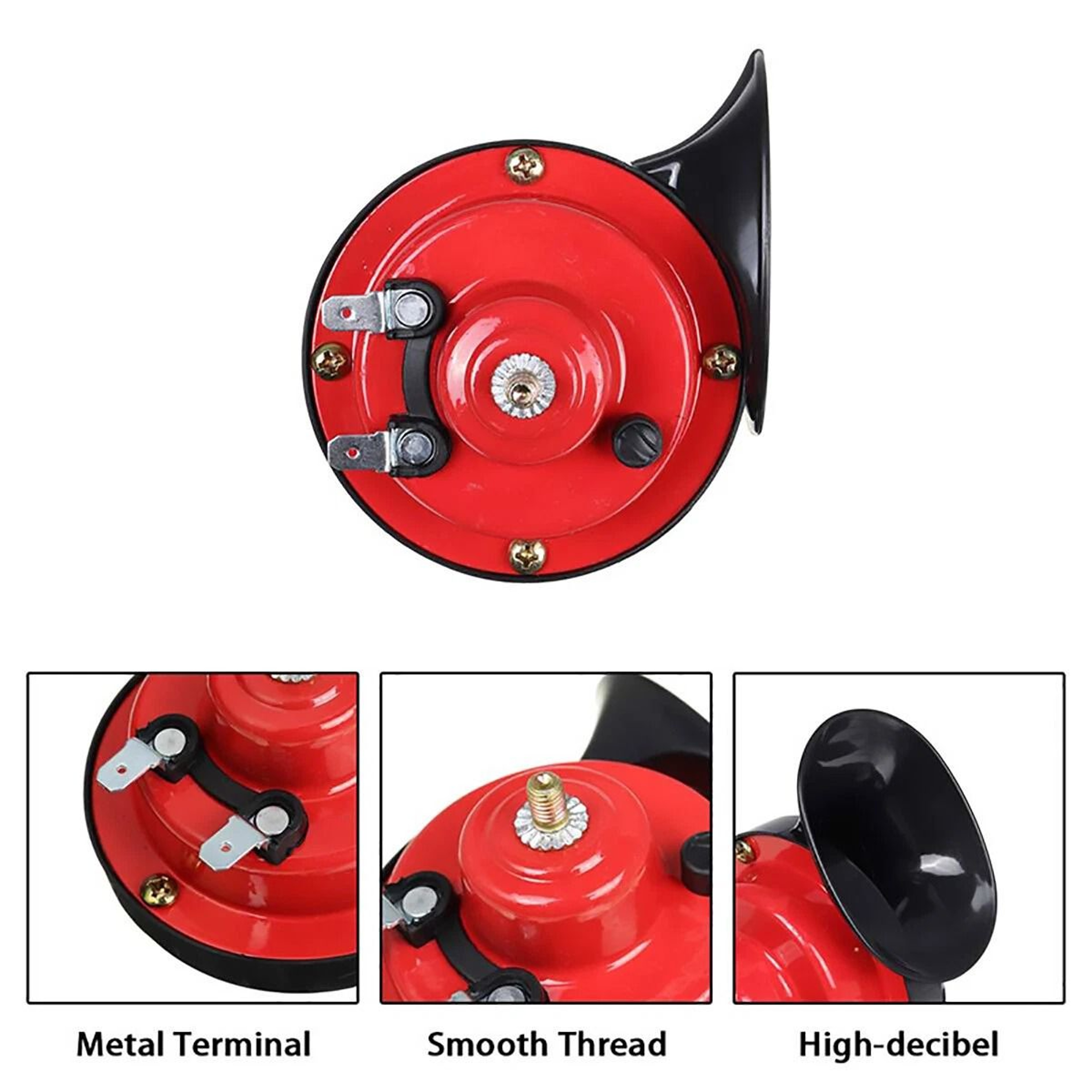 Tricycle Truck Whistle Waterproof Super Loud 12V Train Horn  HeavyDuty Horn For Trucks  Vehicles 6