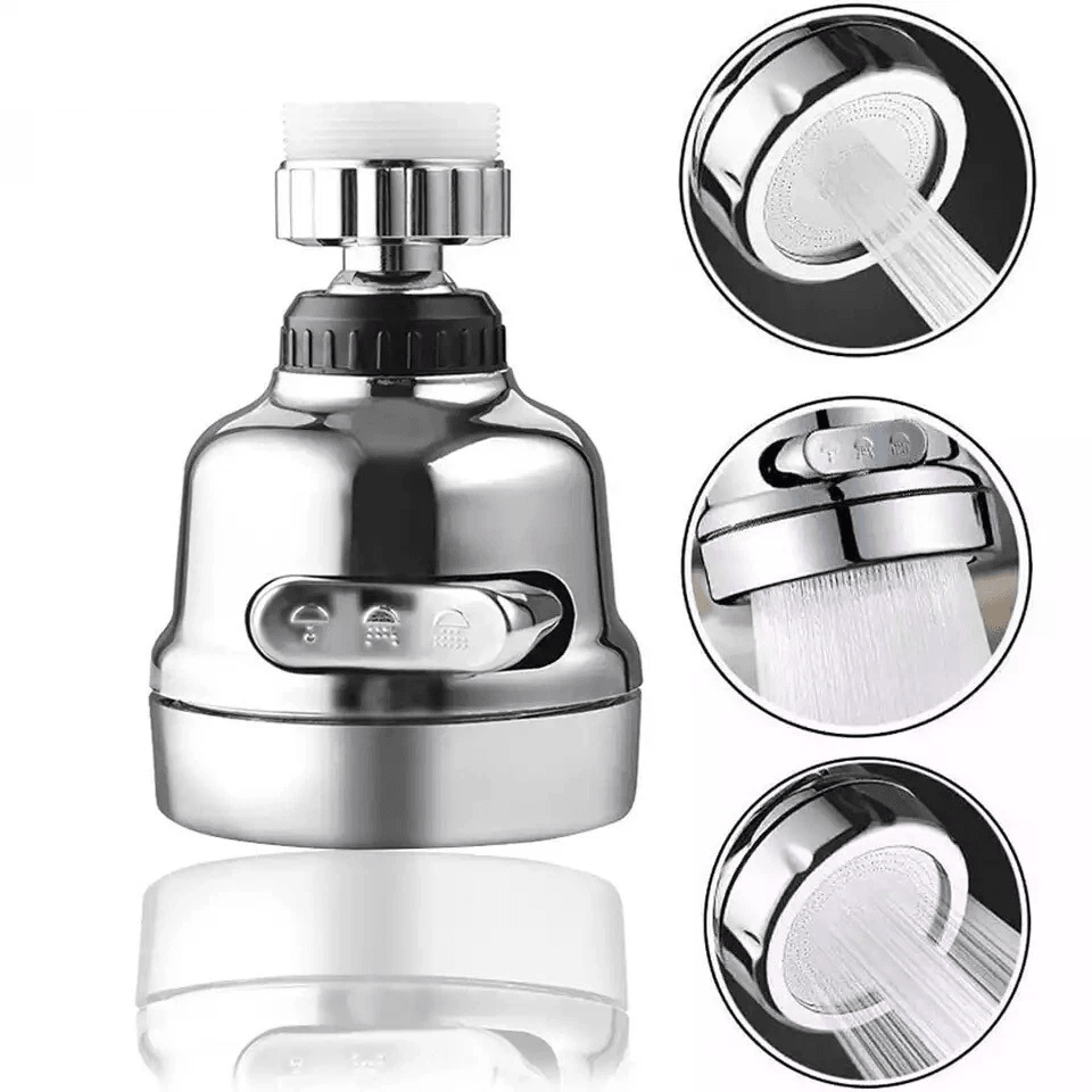 Water Saving Nozzle Sprayer Degree Rotating Faucet Movable Kitchen Tap Head For Easy Kitchen Tasks 1