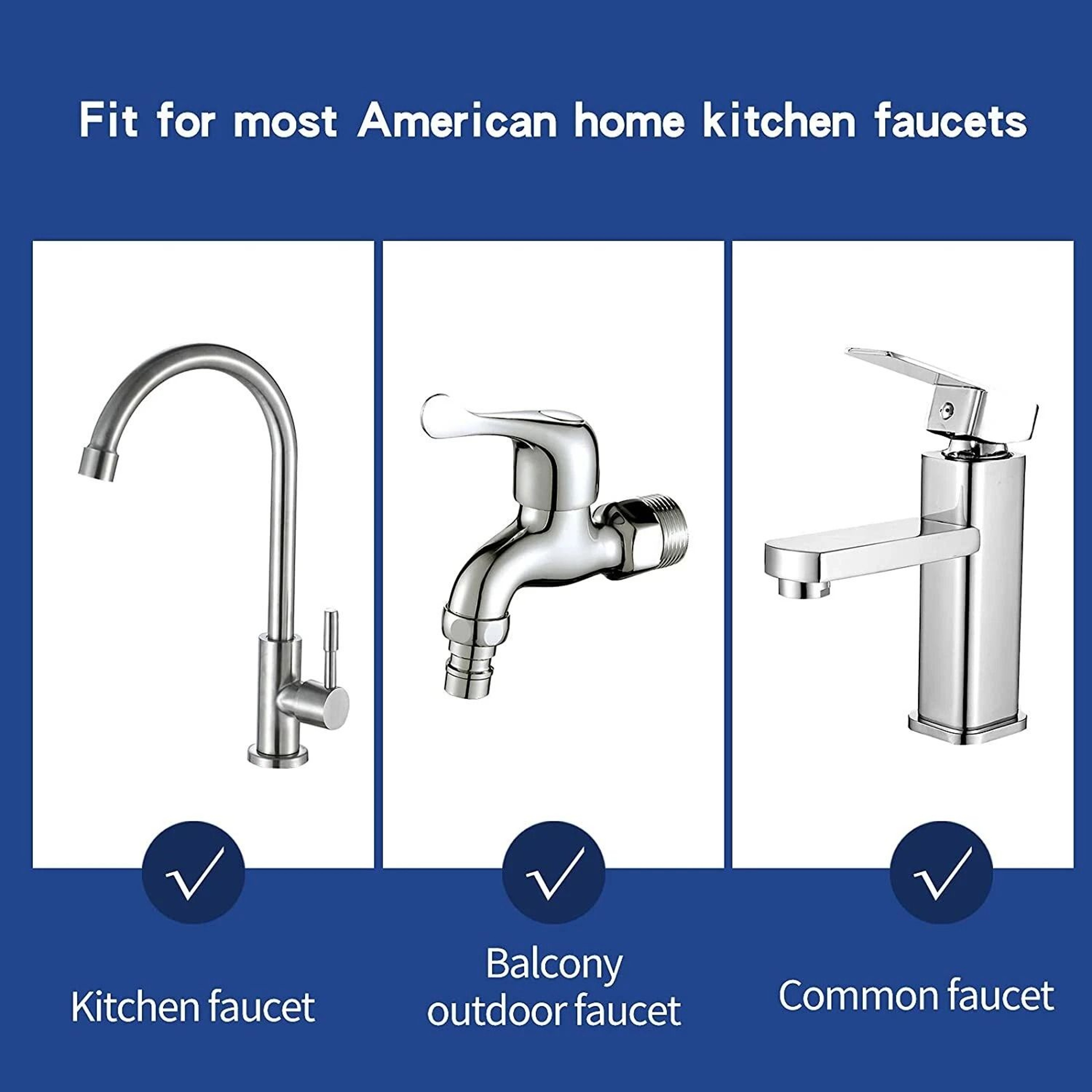 Water Saving Nozzle Sprayer Degree Rotating Faucet Movable Kitchen Tap Head For Easy Kitchen Tasks 5