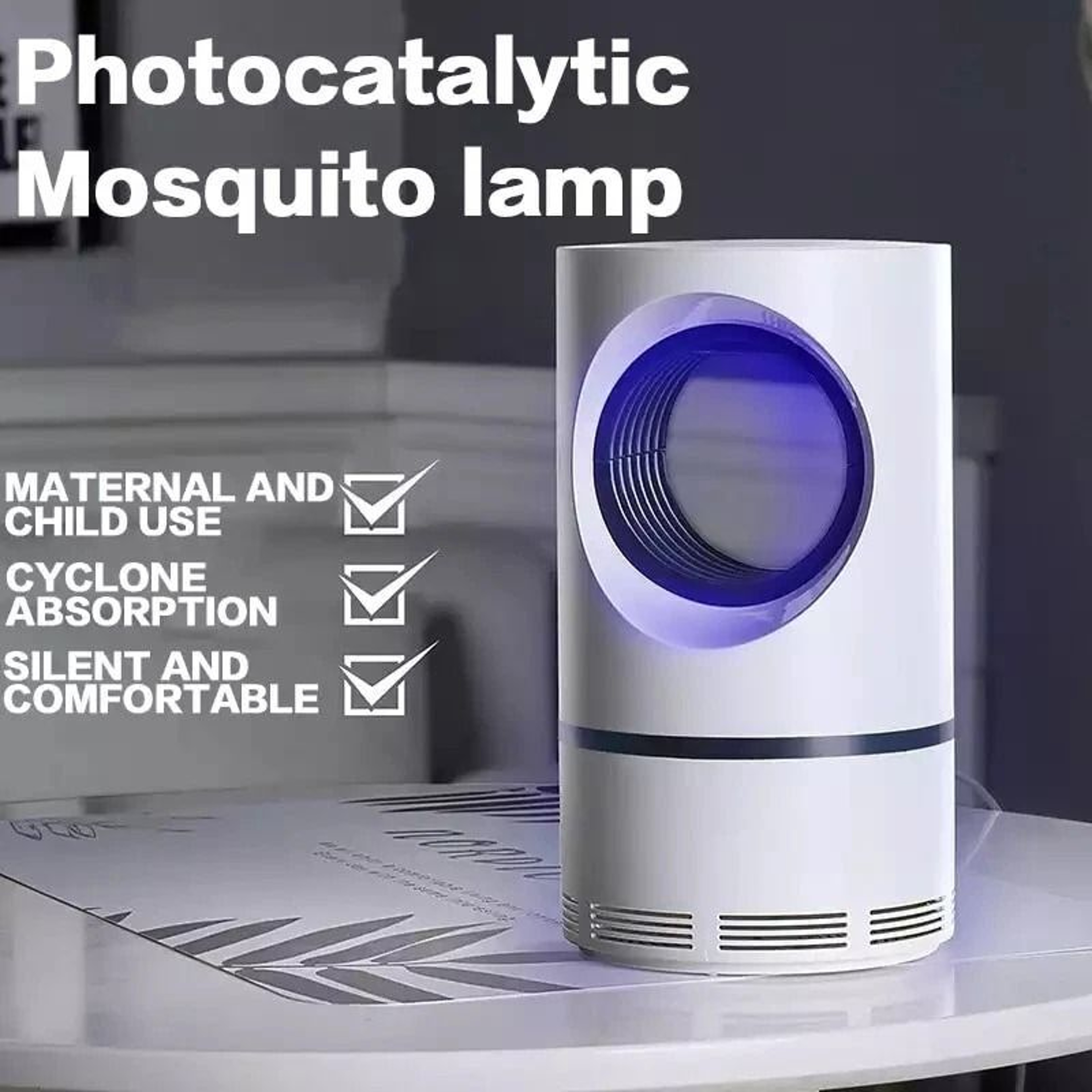 Mosquito Insect Killer Electric Fly Bug Zapper LED Light Trap Pest Control Lamp For Effective Pest  1
