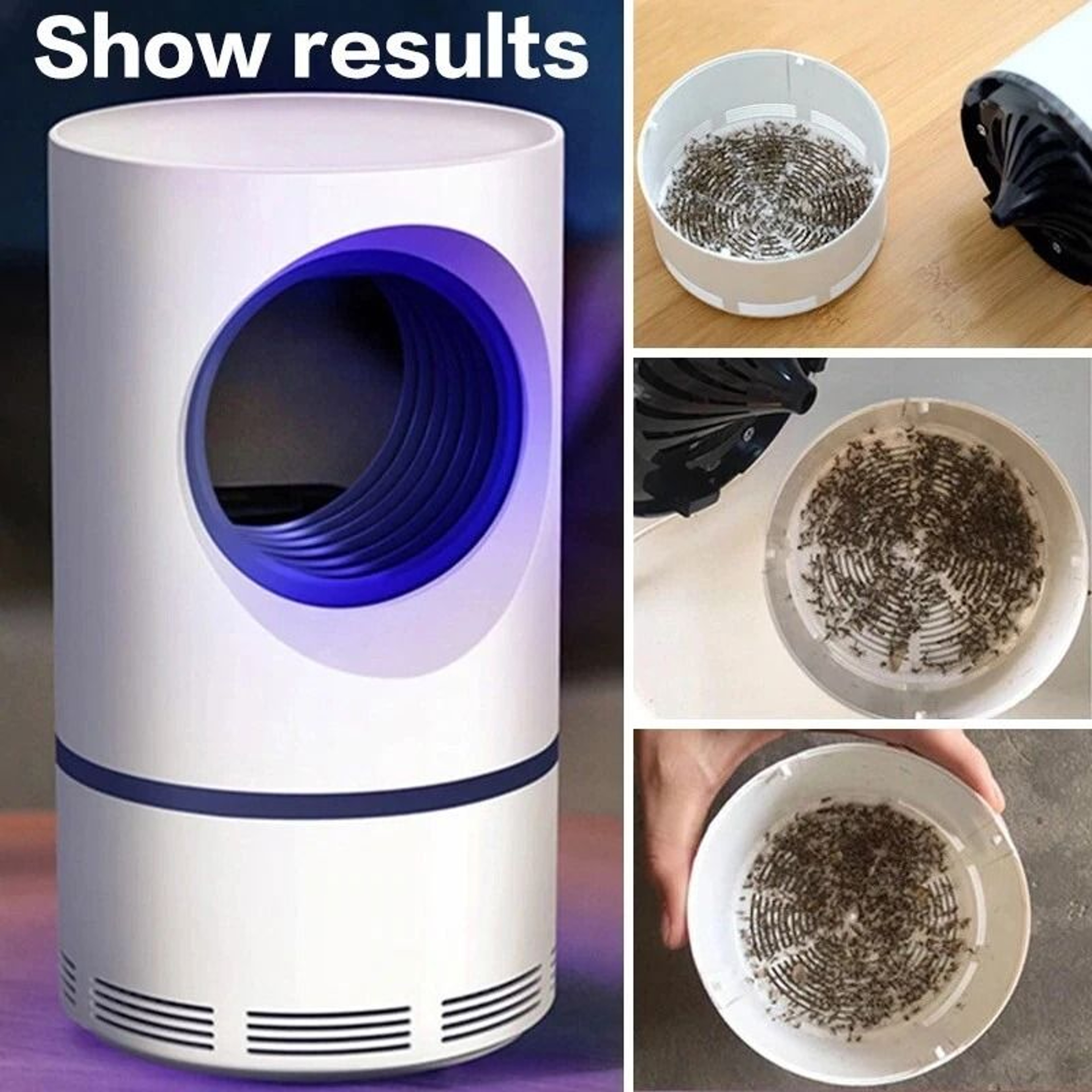 Mosquito Insect Killer Electric Fly Bug Zapper LED Light Trap Pest Control Lamp For Effective Pest  3