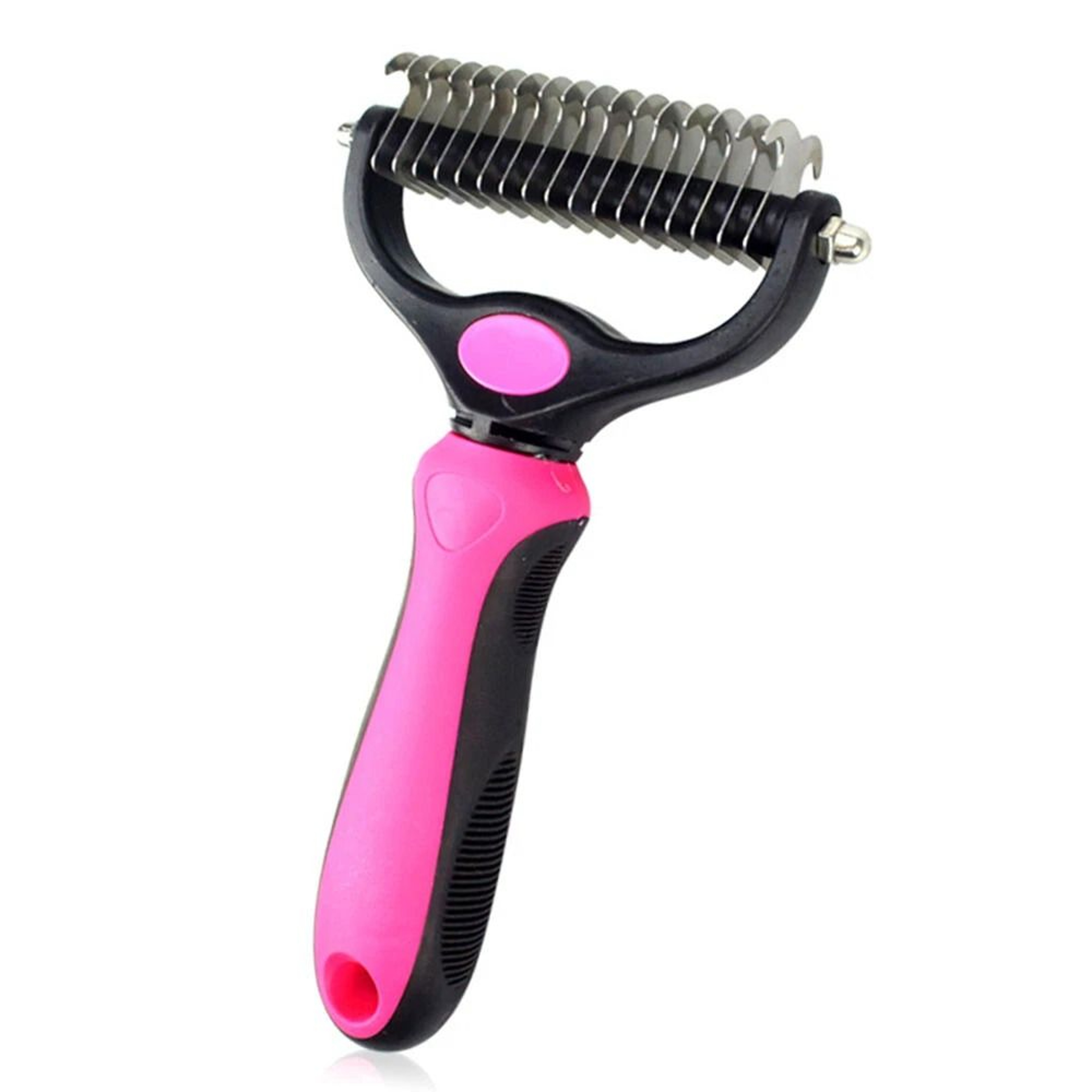2 Sided Pet Shedding Brush Grooming Tool For Dogs  Cats Undercoat Comb For Pets 13