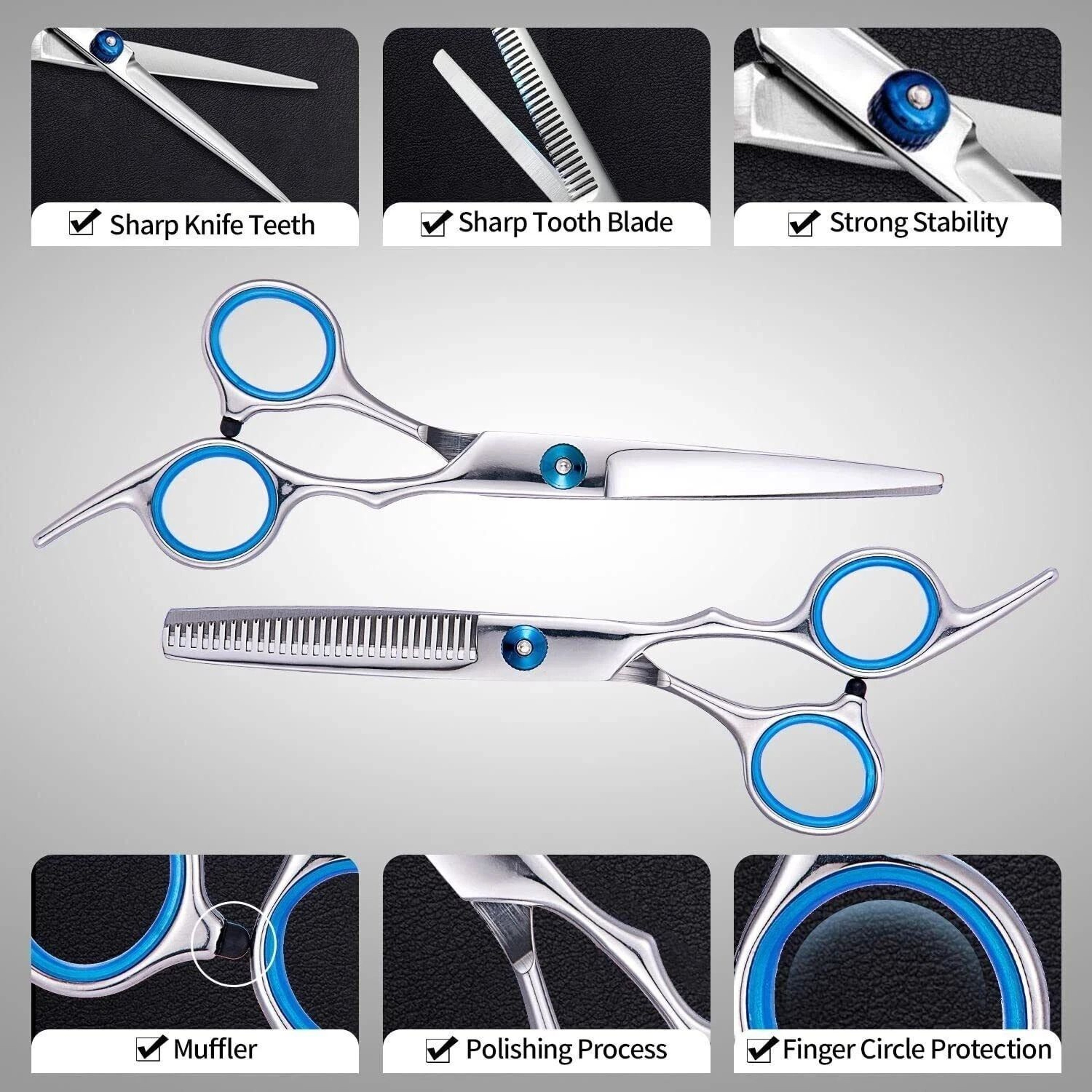 Hair Cutting Thinning Scissors Barber Shears Set Professional Hairdressing Salon Tools For Experts 1