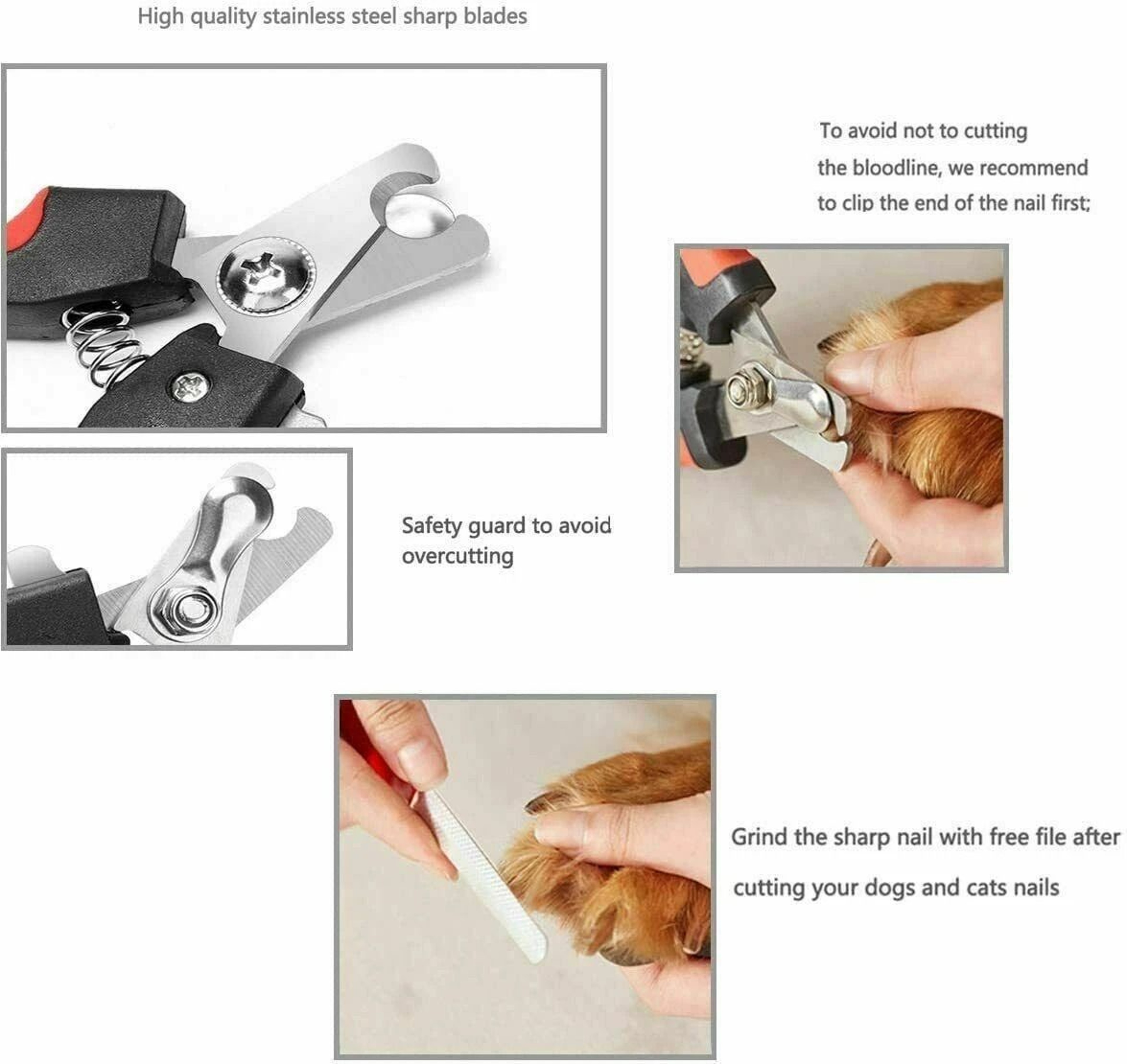Animal Claw Cutter Large Dog Nail Trimmer Pet Rabbit Sheep Clipper Perfect Grooming Tool For Pet Na 2