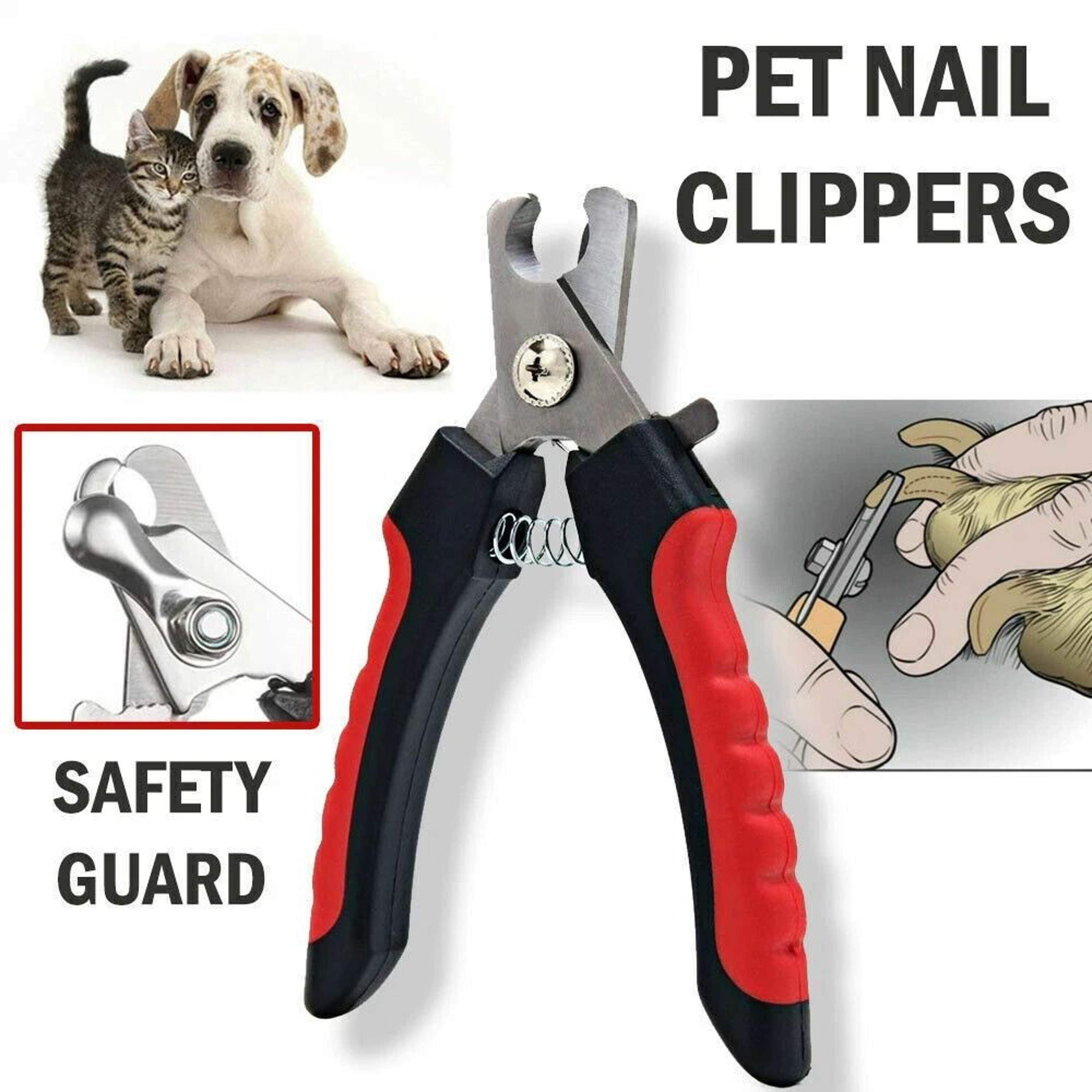 Animal Claw Cutter Large Dog Nail Trimmer Pet Rabbit Sheep Clipper Perfect Grooming Tool For Pet Na 4