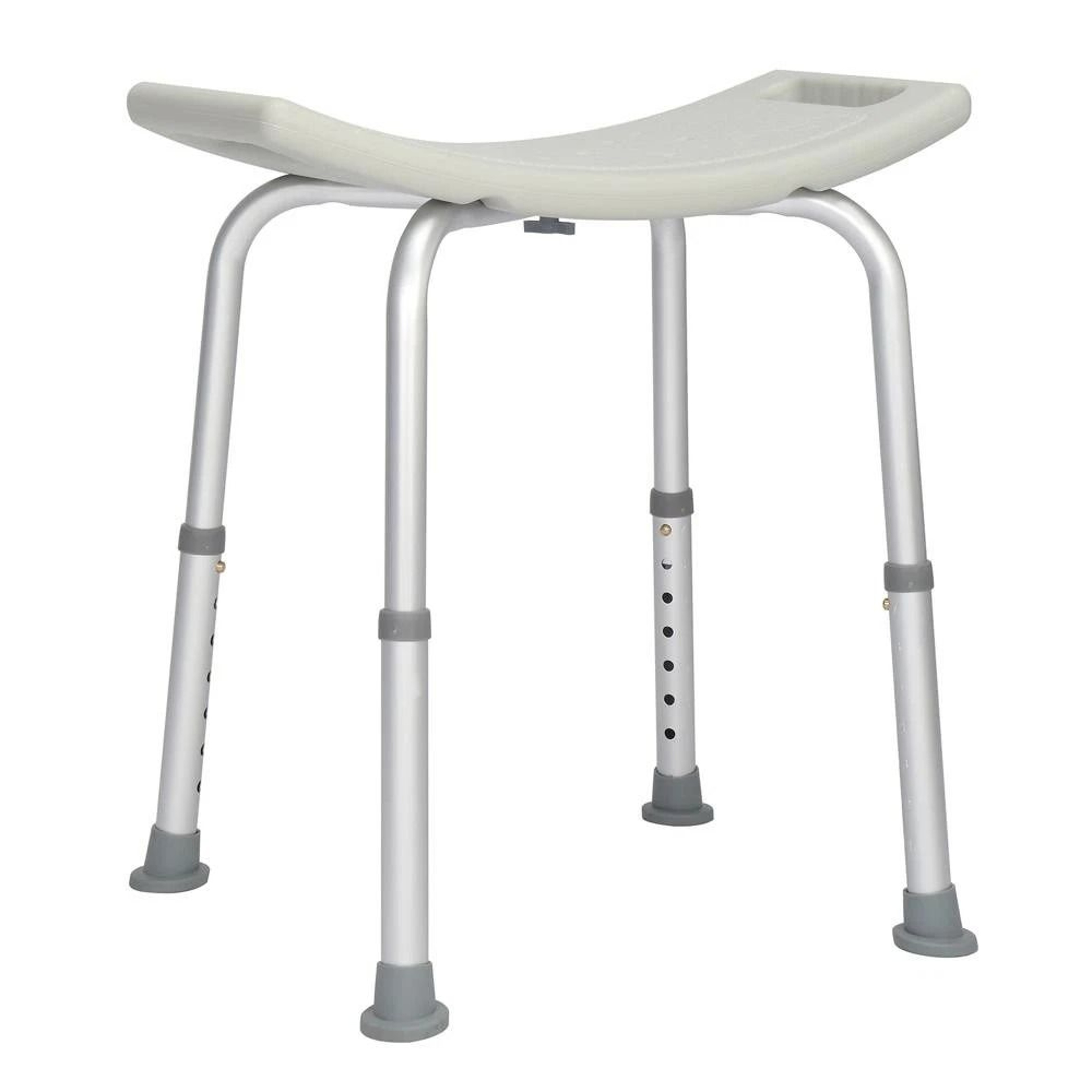 Adjustable Grey Bath Shower Chair Medical Bench For Bathtub 7 Height Stool Seat 4